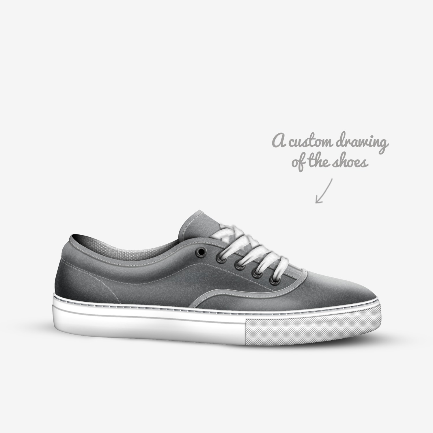aboveandbeyond custom made in Italy shoes by L Love | Sketch view
