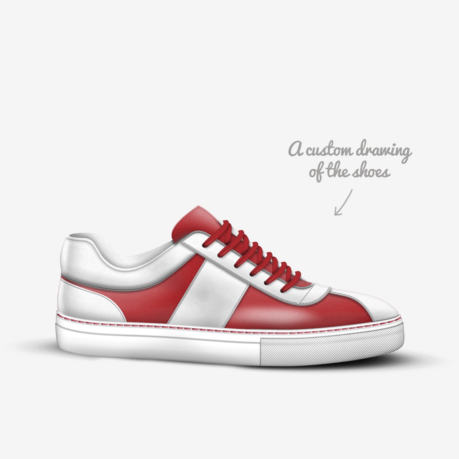 Dopeman's custom made in Italy shoes by Jamal Foster | Sketch view