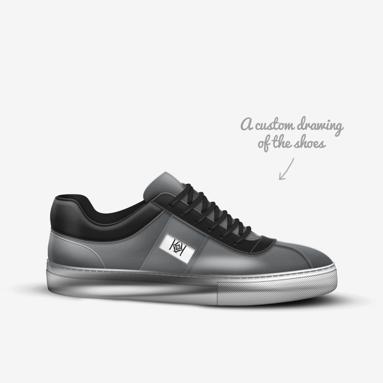 Kevin Kirksey custom made in Italy shoes by Kevin Kirksey | Sketch view