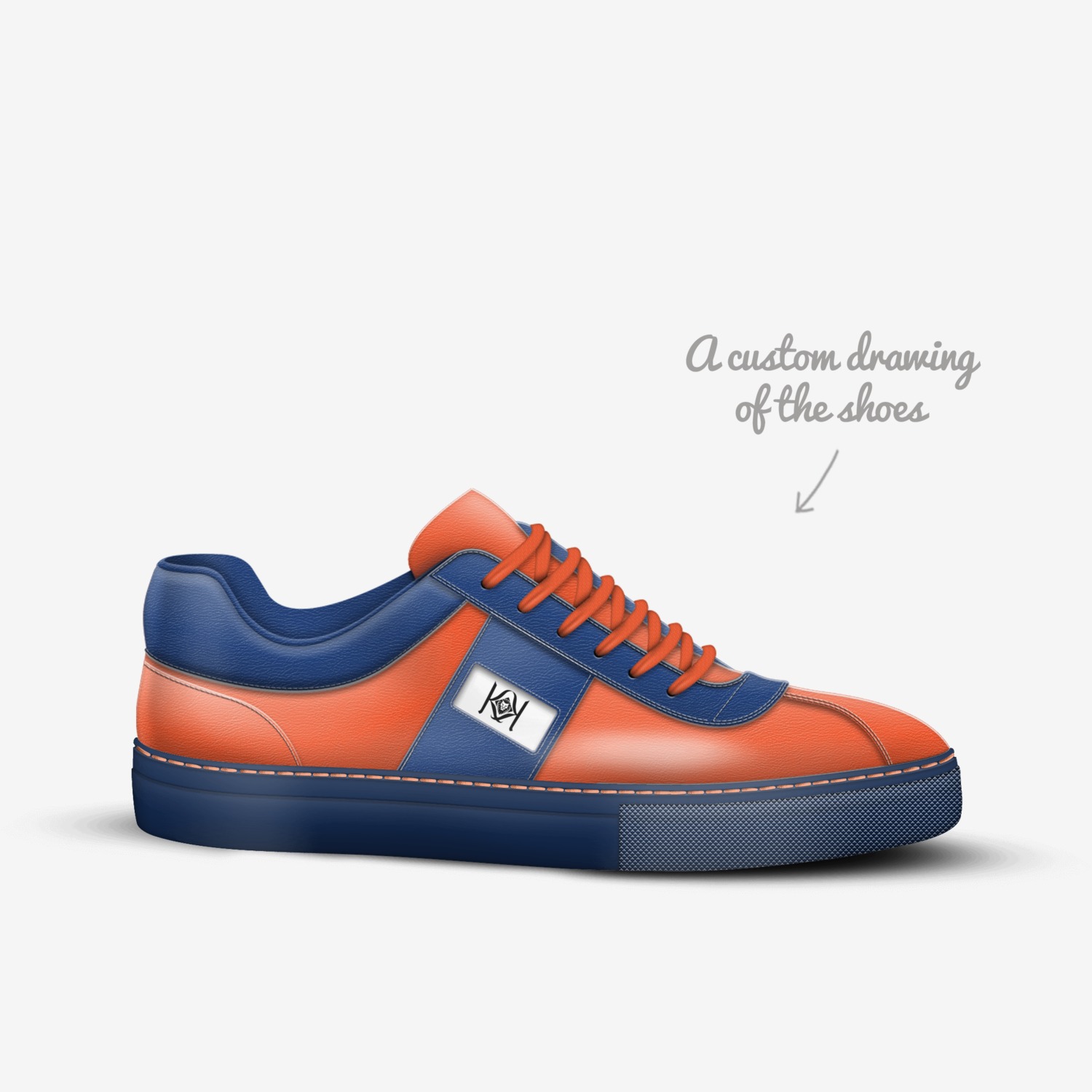 Kevin Kirksey custom made in Italy shoes by Kevin Kirksey | Sketch view