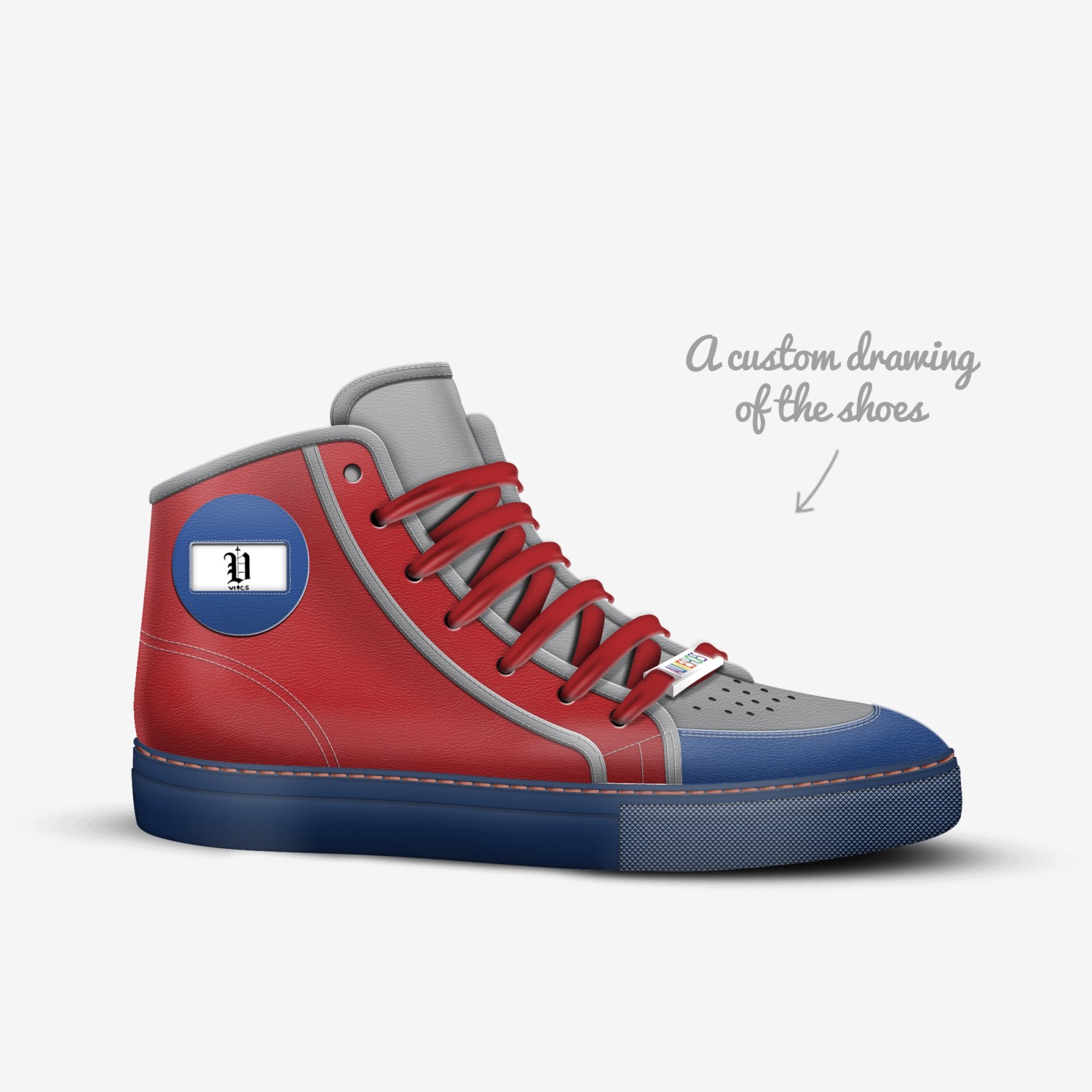 Vics art 71 custom made in Italy shoes by Brayden Murphy | Sketch view