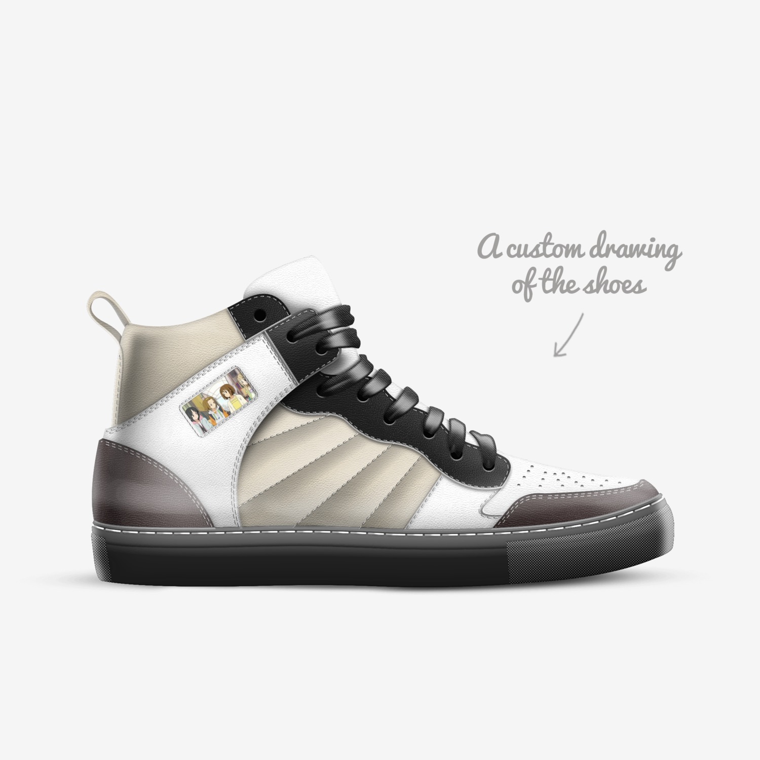 aka custom made in Italy shoes by Aka | Sketch view