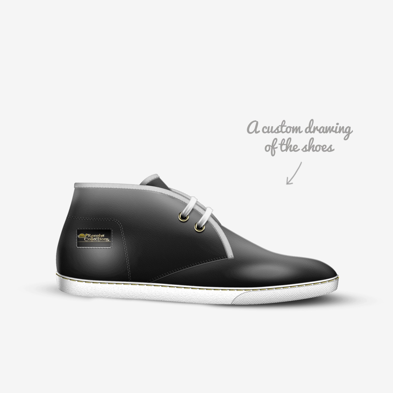 Fiitit custom made in Italy shoes by Dern Pessoa | Sketch view