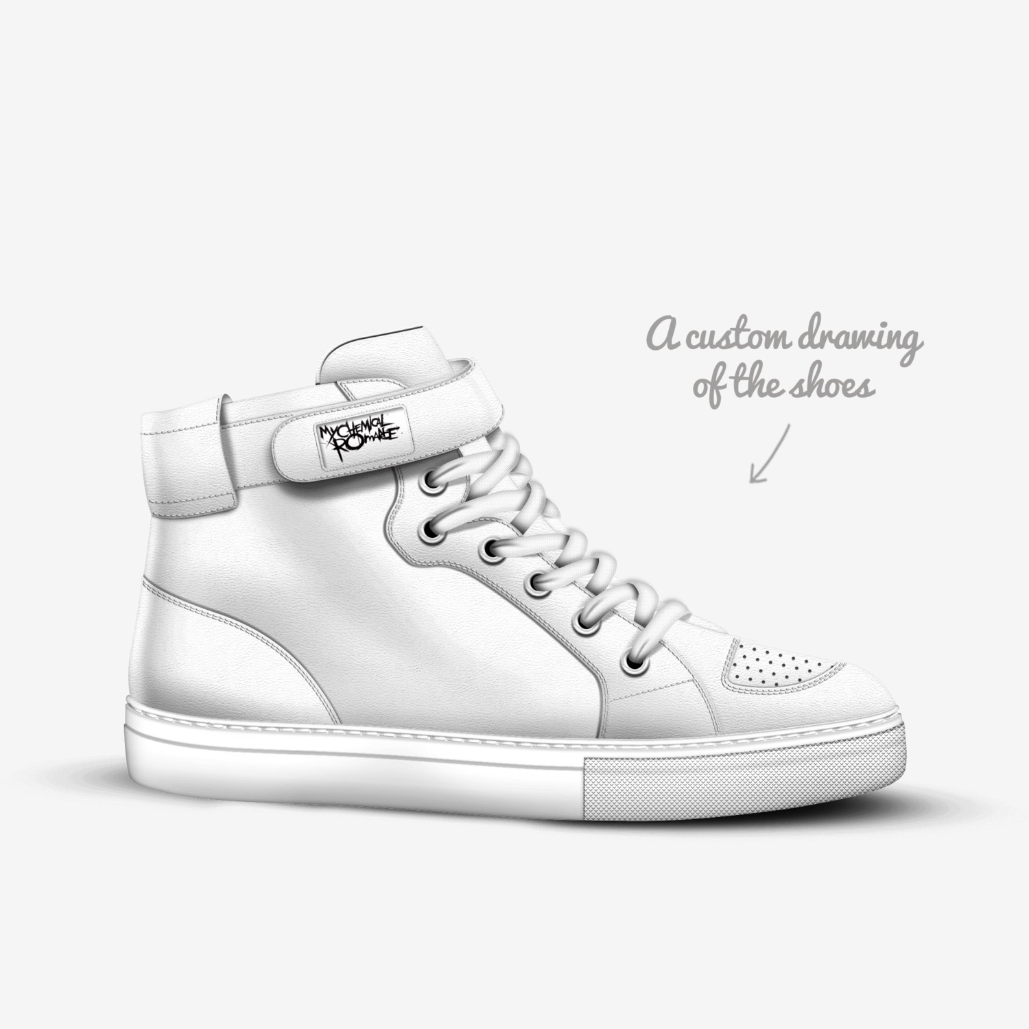 mcr custom made in Italy shoes by Ev T | Sketch view