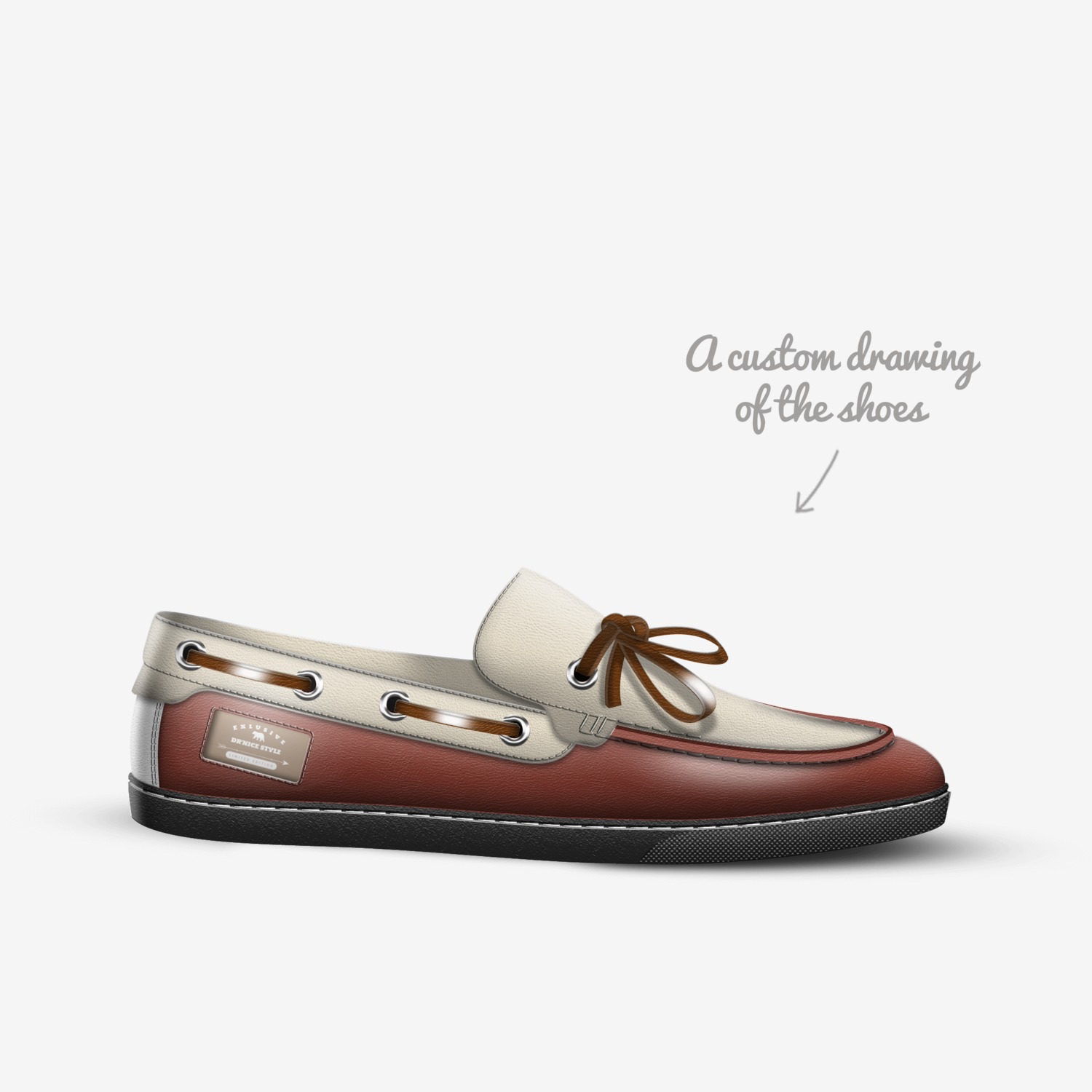 Dr'Nice Stylz custom made in Italy shoes by Natasha Robinson | Sketch view
