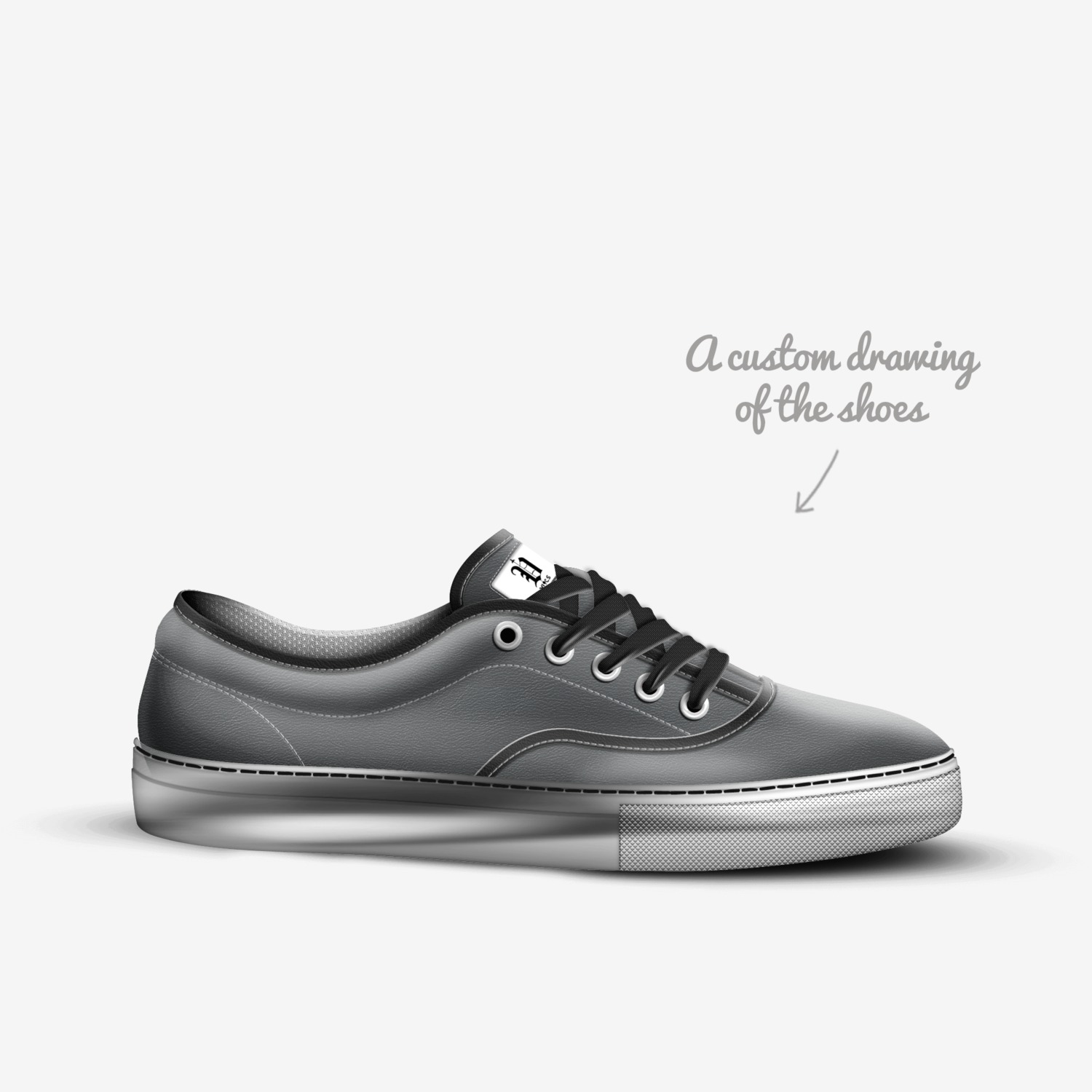vics  knight custom made in Italy shoes by Brayden Murphy | Sketch view