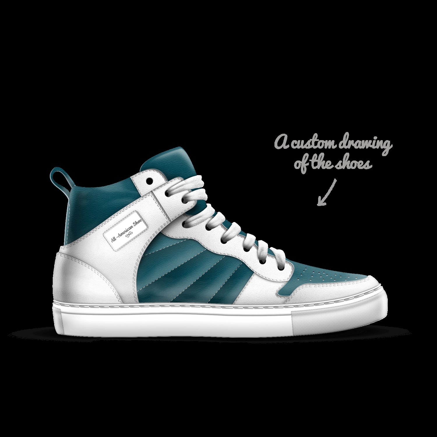 All American Shoe A Custom Shoe concept by Navare Johnson