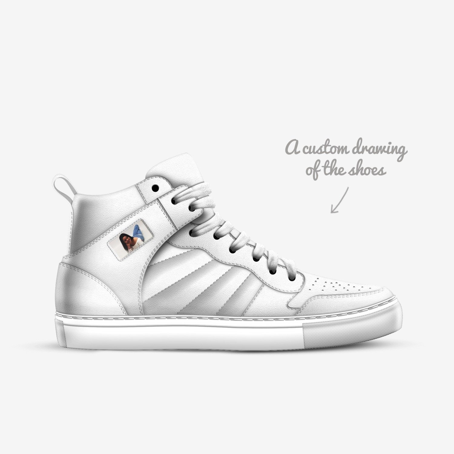 Quince shoes custom made in Italy shoes by Melanie Escobar | Sketch view