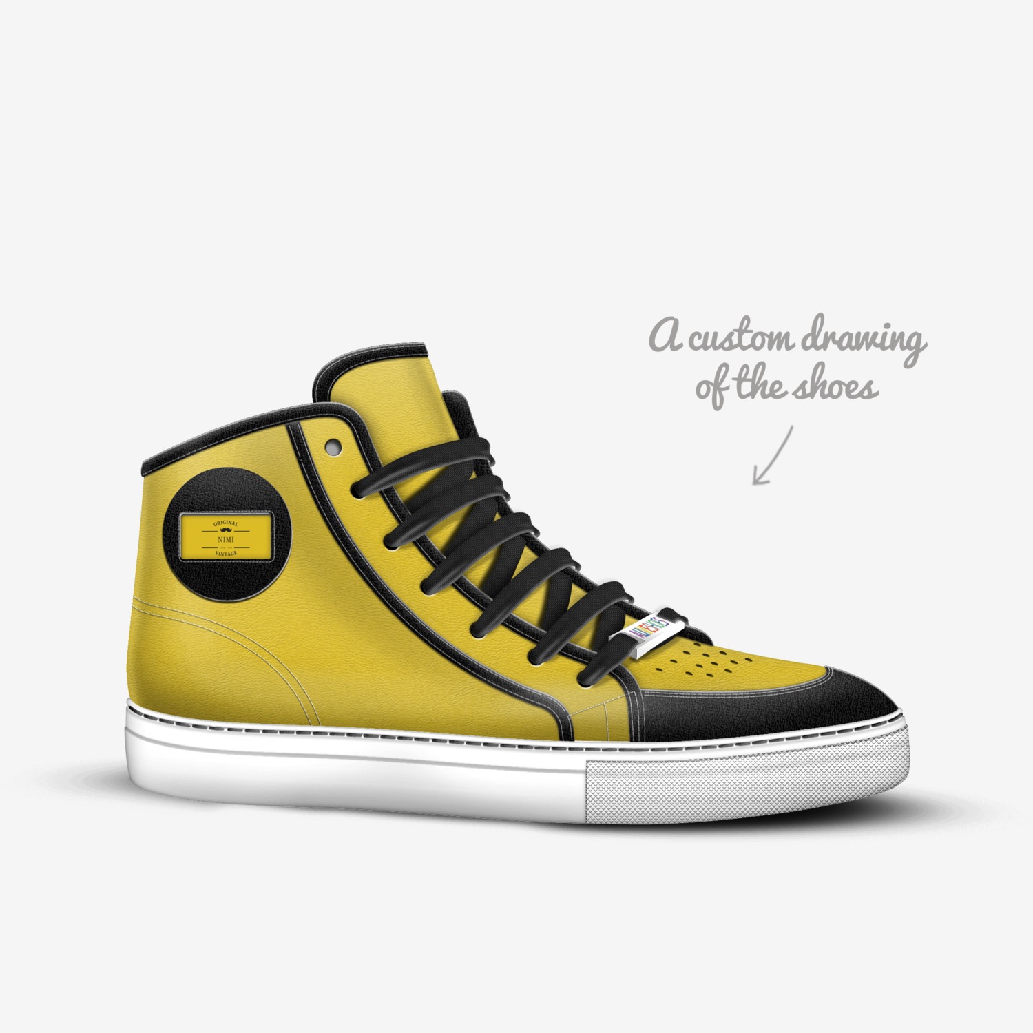 Nicole custom made in Italy shoes by Nicole | Sketch view