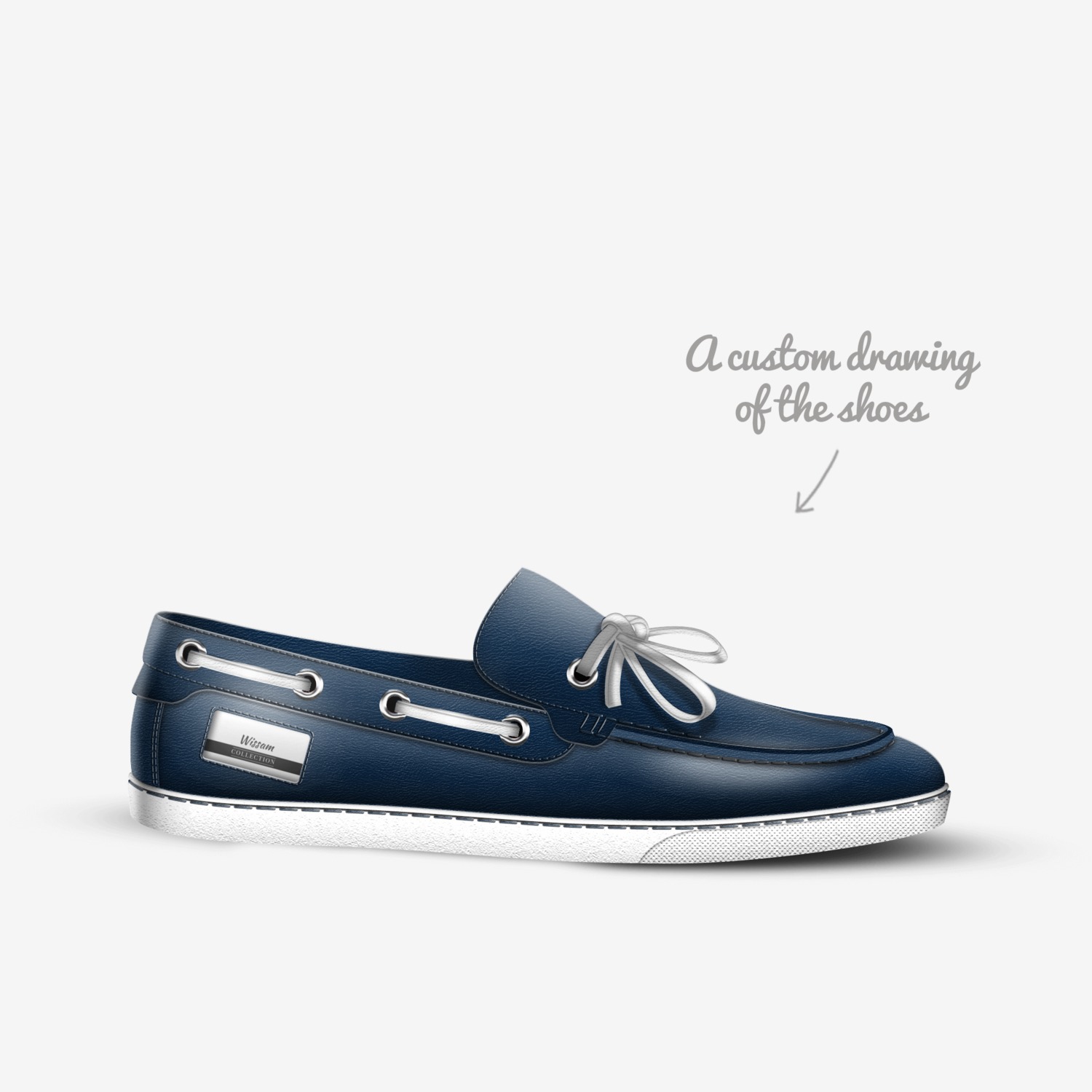 Wissam custom made in Italy shoes by Wissam Mokairita | Sketch view