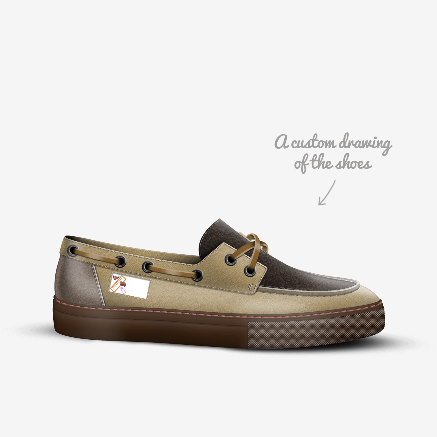 The Rod custom made in Italy shoes by Lucas Roden | Sketch view