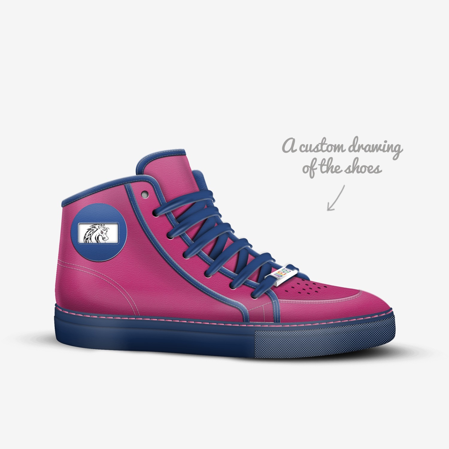 Ayden custom made in Italy shoes by Azreal Yoho | Sketch view