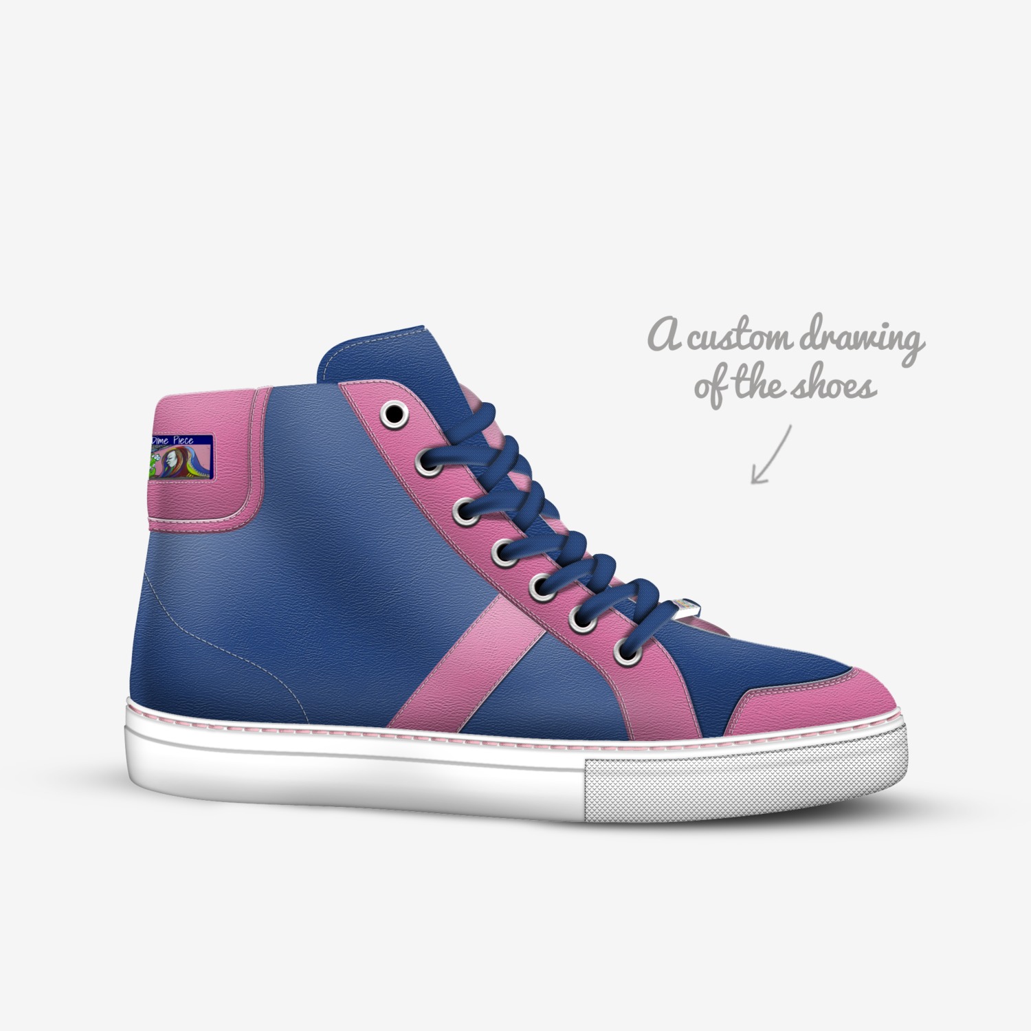 DIMES custom made in Italy shoes by Tunisia Al-salahuddin | Sketch view