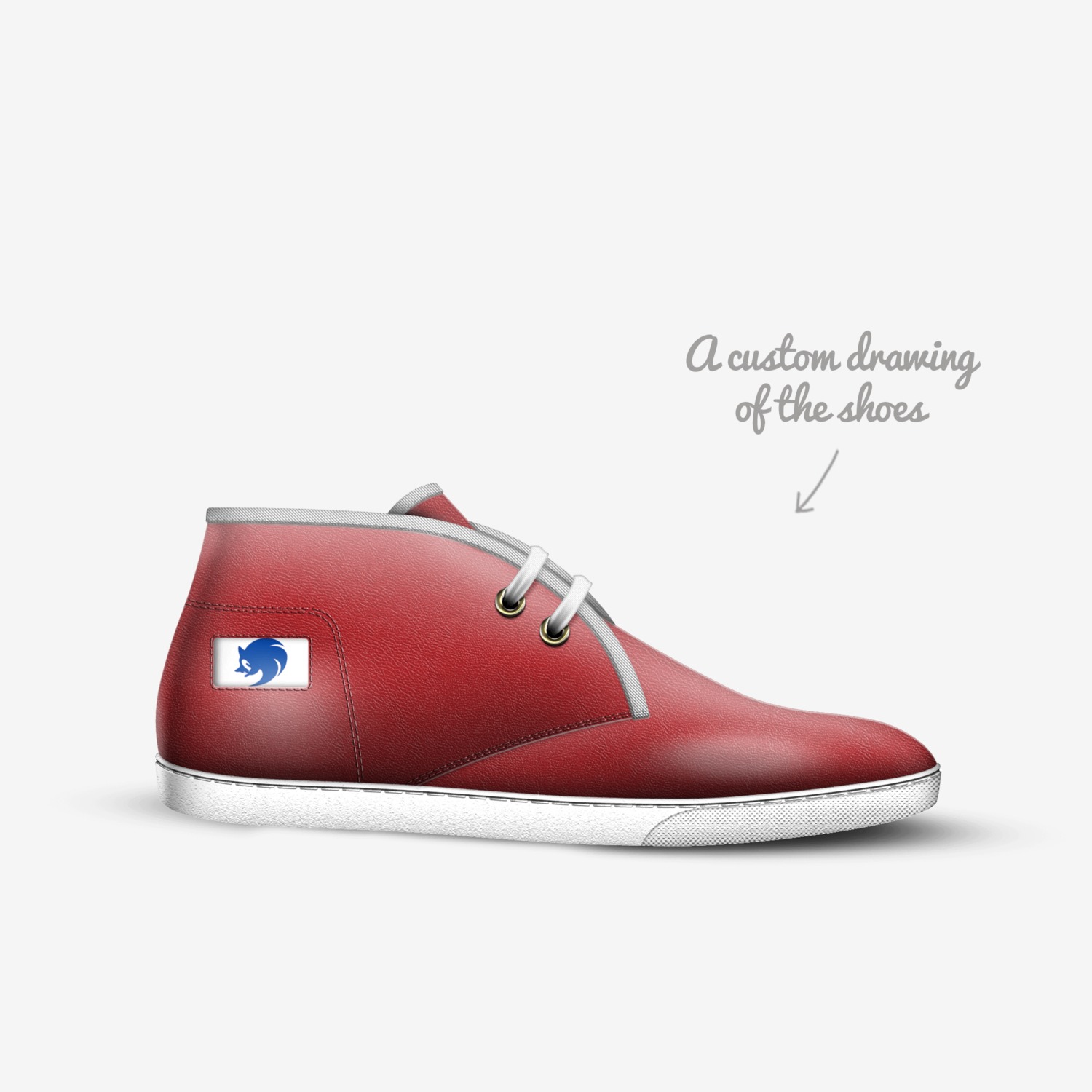 robotic shoes custom made in Italy shoes by Christina Jean Larsen | Sketch view
