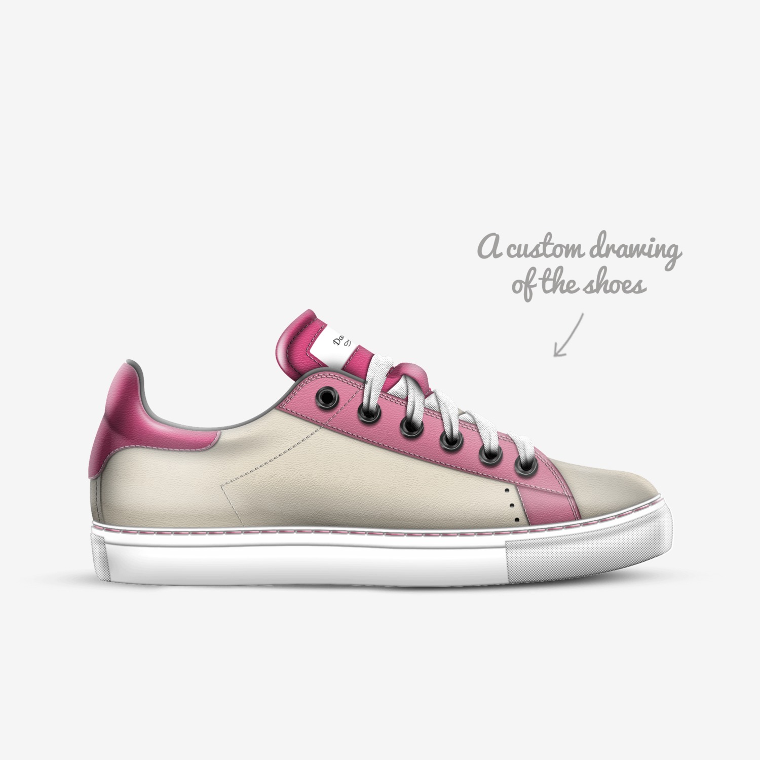 Danny custom made in Italy shoes by Danny Fill | Sketch view