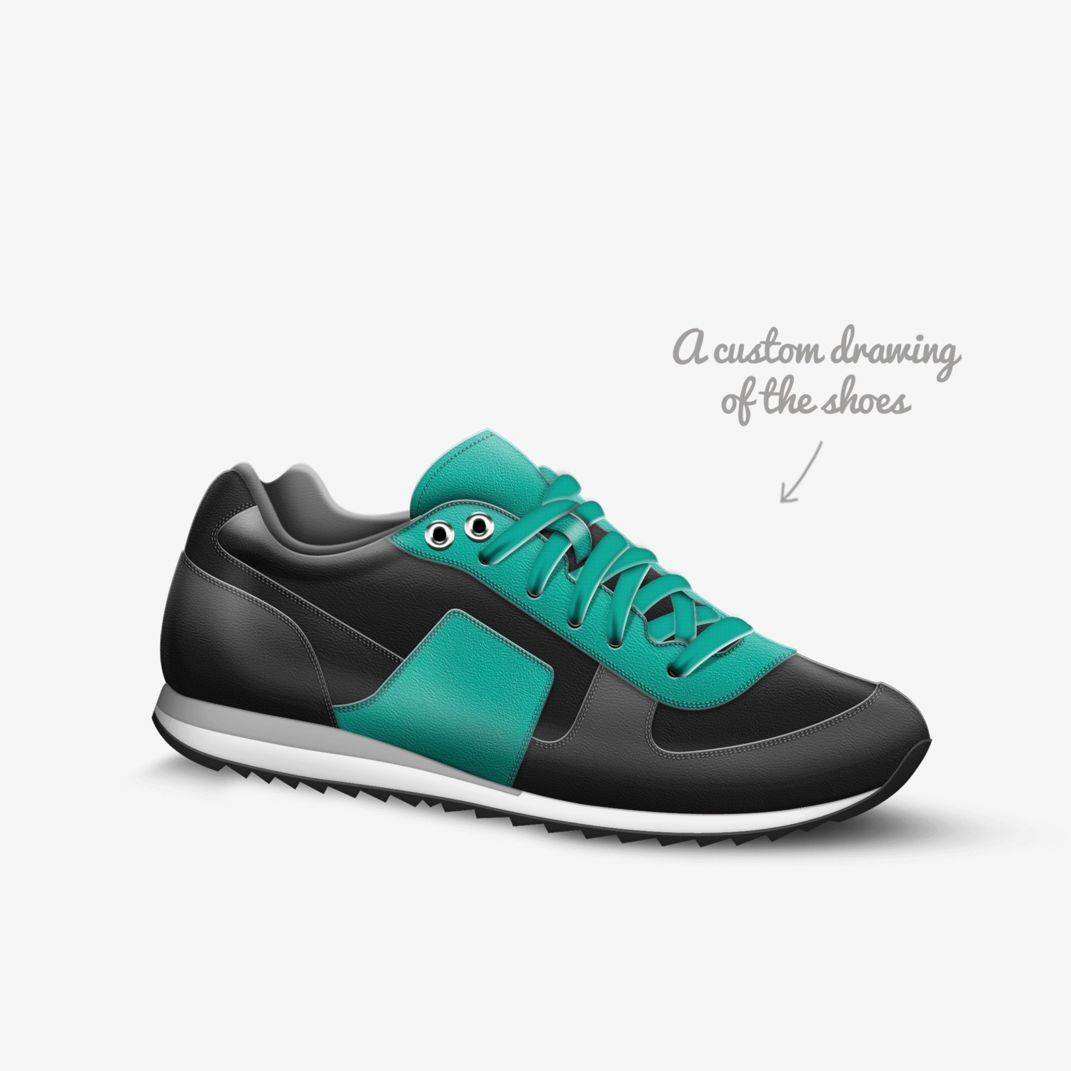 XXXXXXX custom made in Italy shoes by Kvn Elvn | Sketch view
