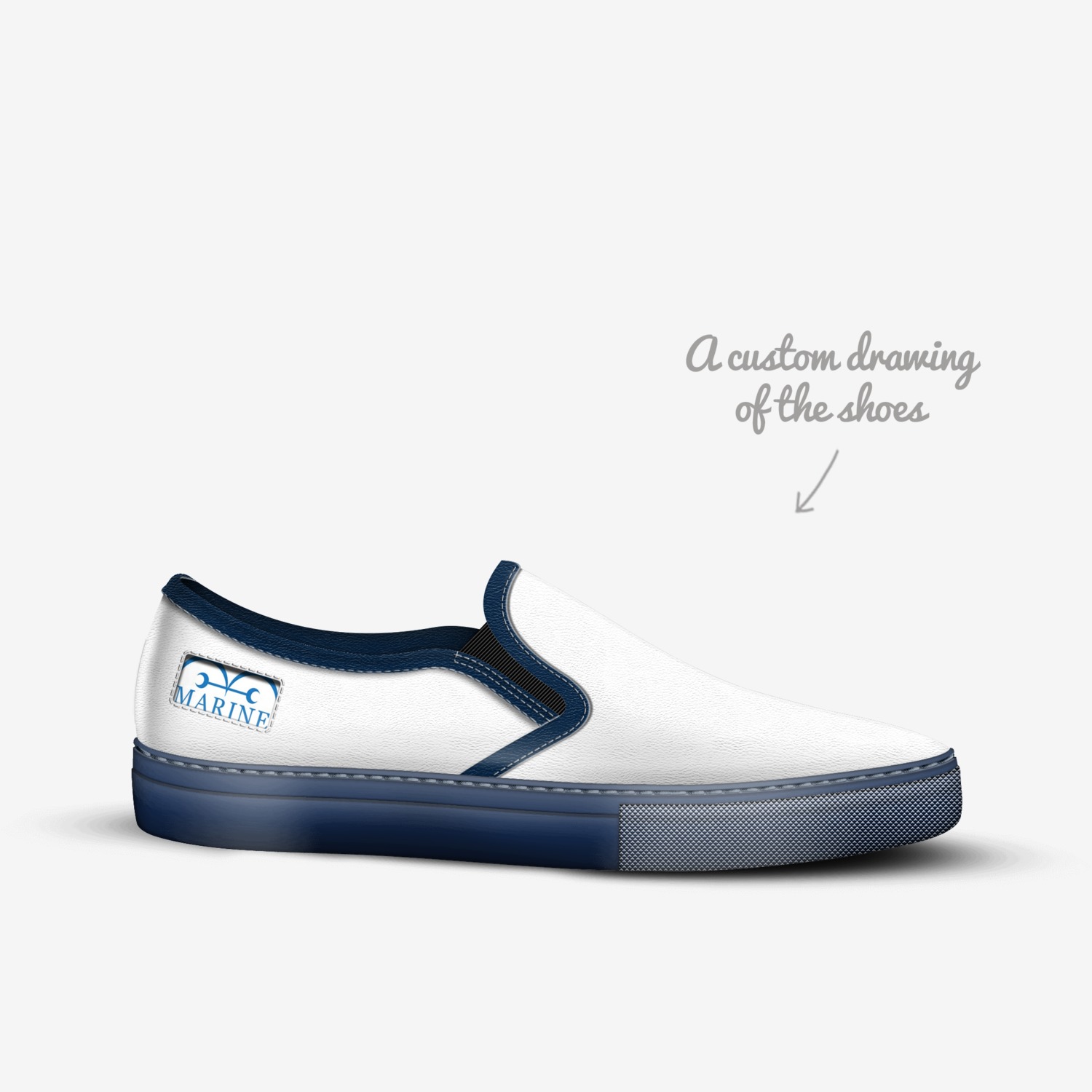 don quijote custom made in Italy shoes by Billy Leror | Sketch view
