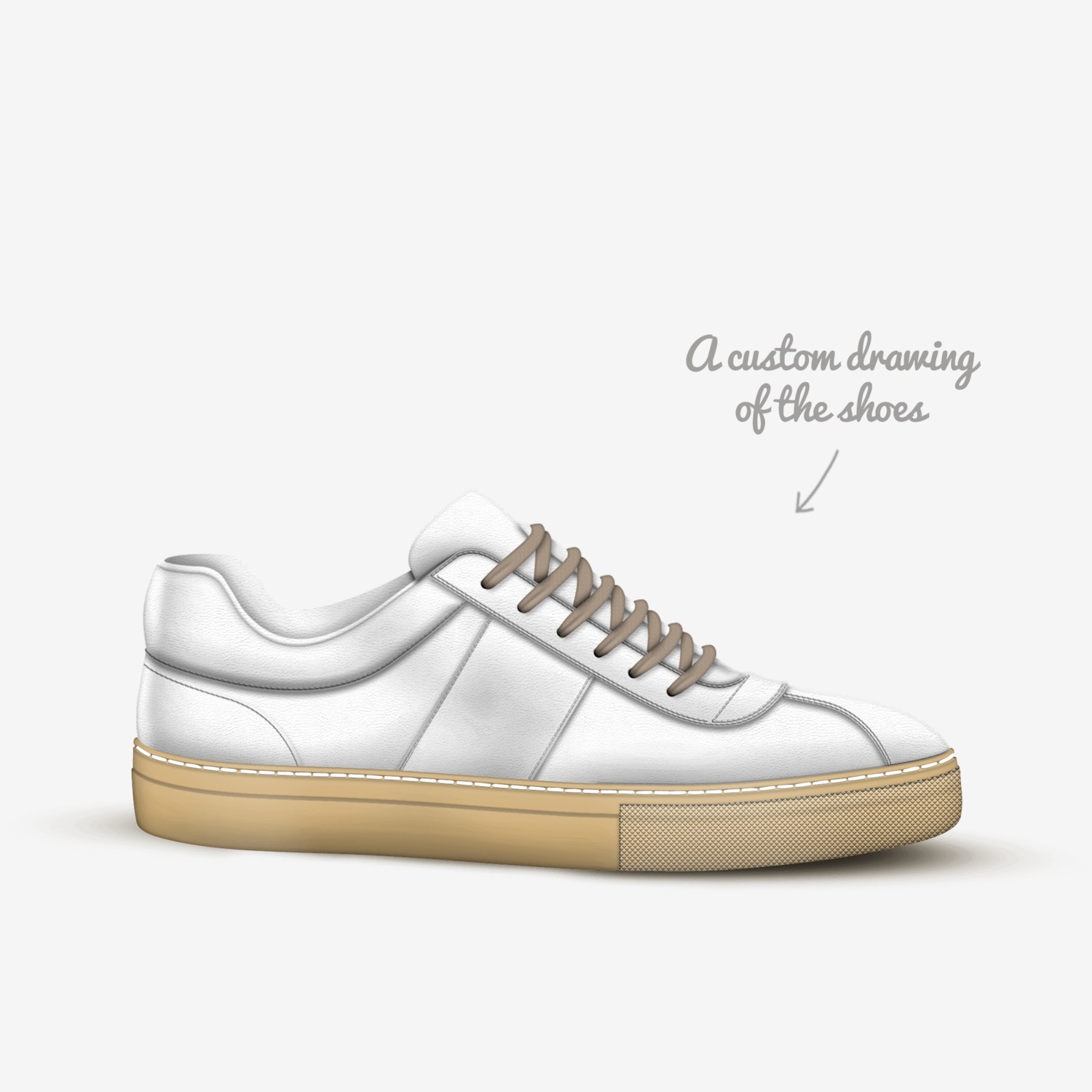 CORBEAU I custom made in Italy shoes by Miguel Sanchez | Sketch view