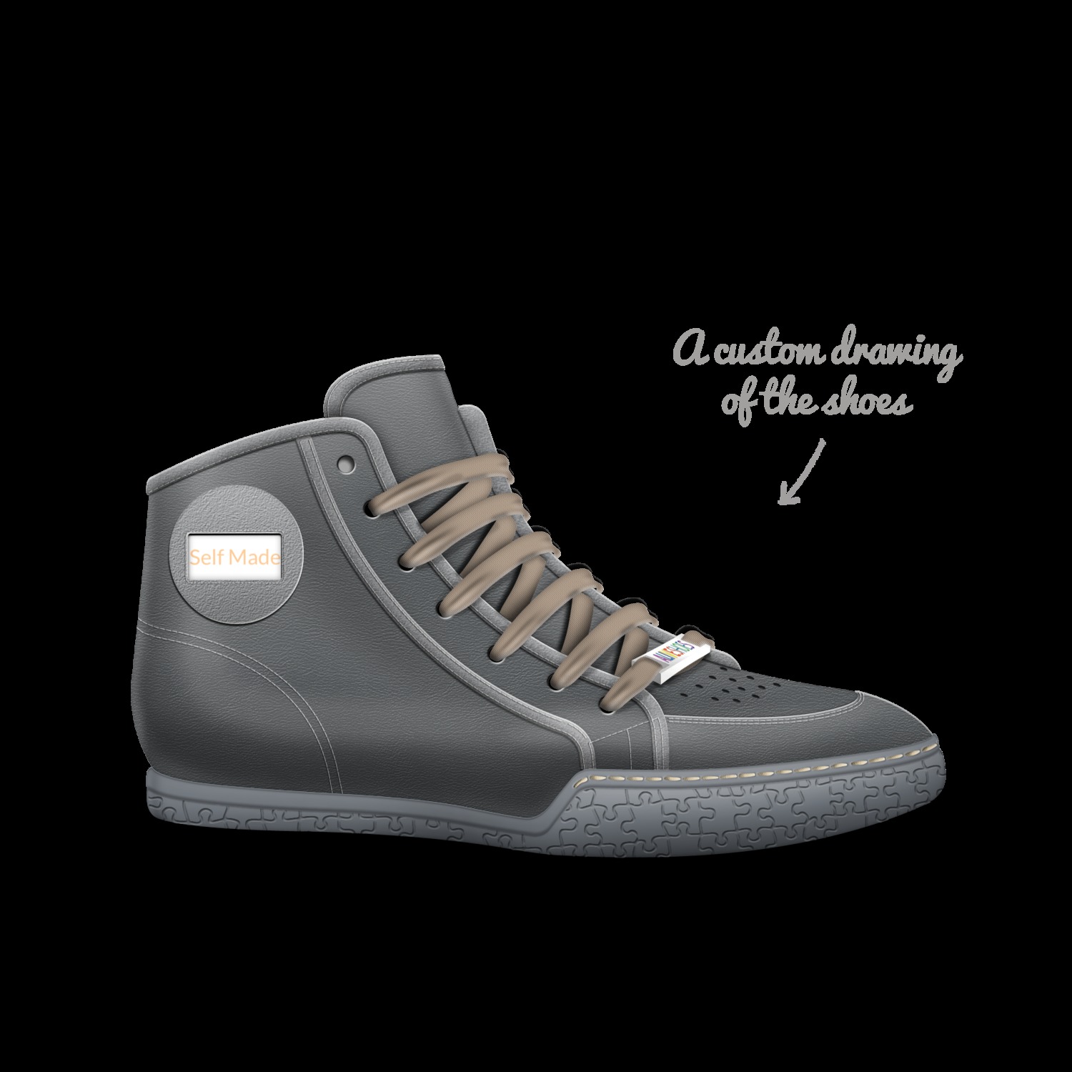 Self customized shoes hot sale