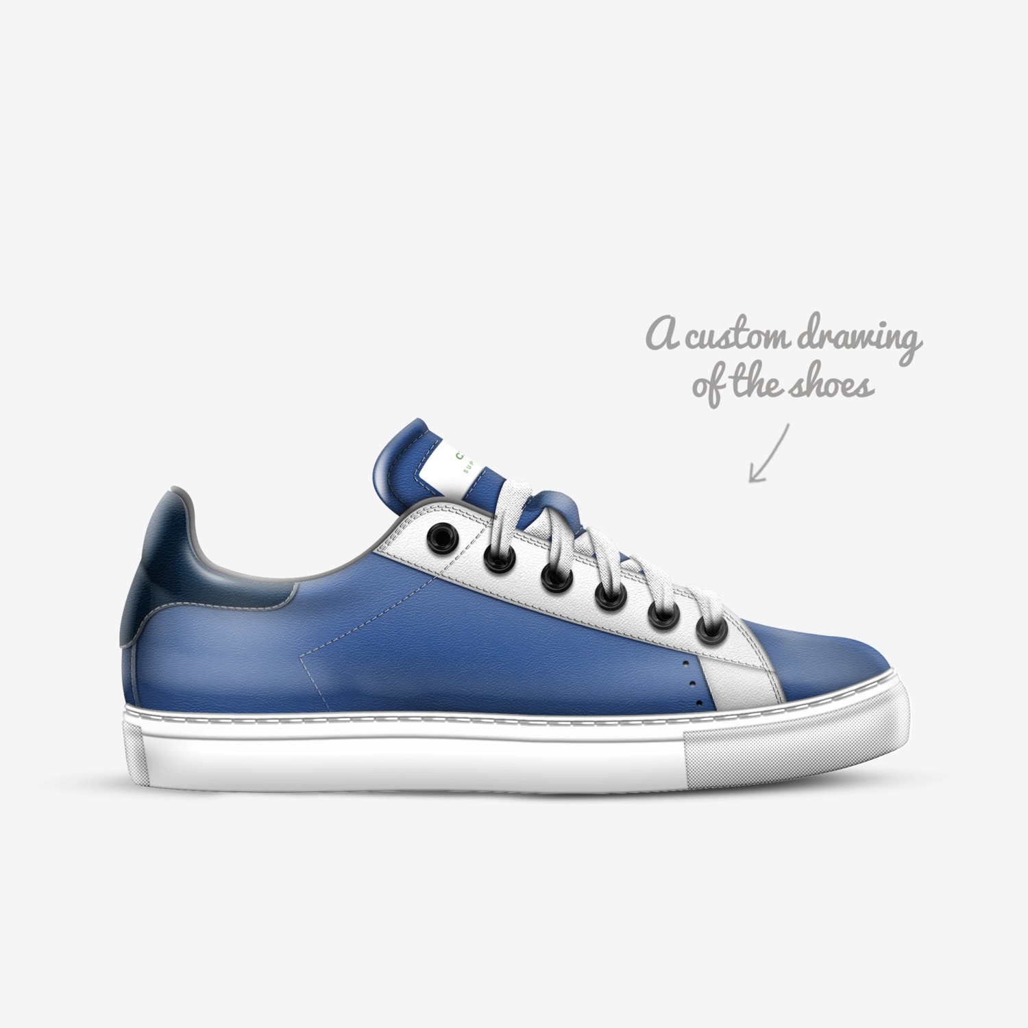 CP Shoes custom made in Italy shoes by Jenna | Sketch view