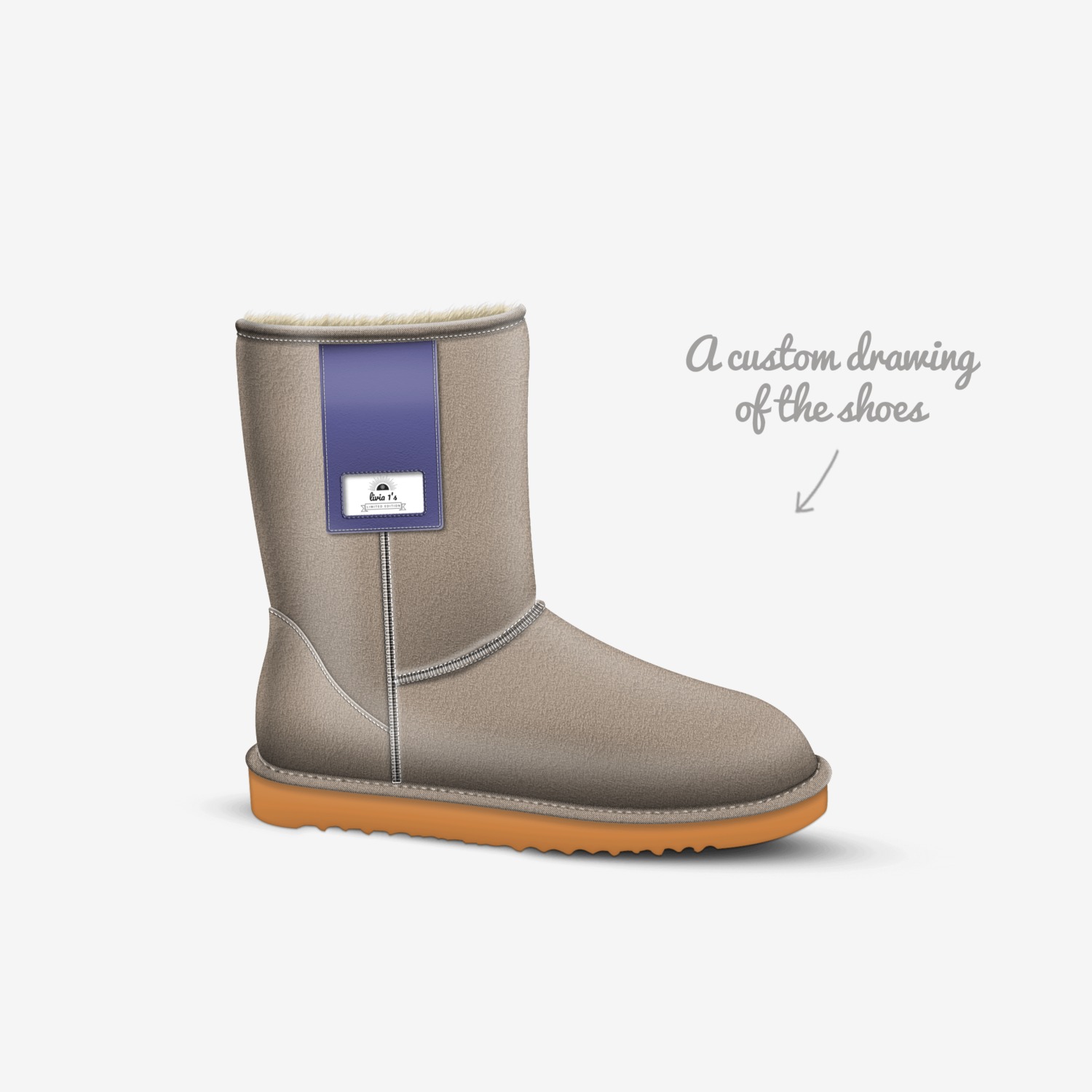 livia 1's custom made in Italy shoes by Talivia Rooks | Sketch view