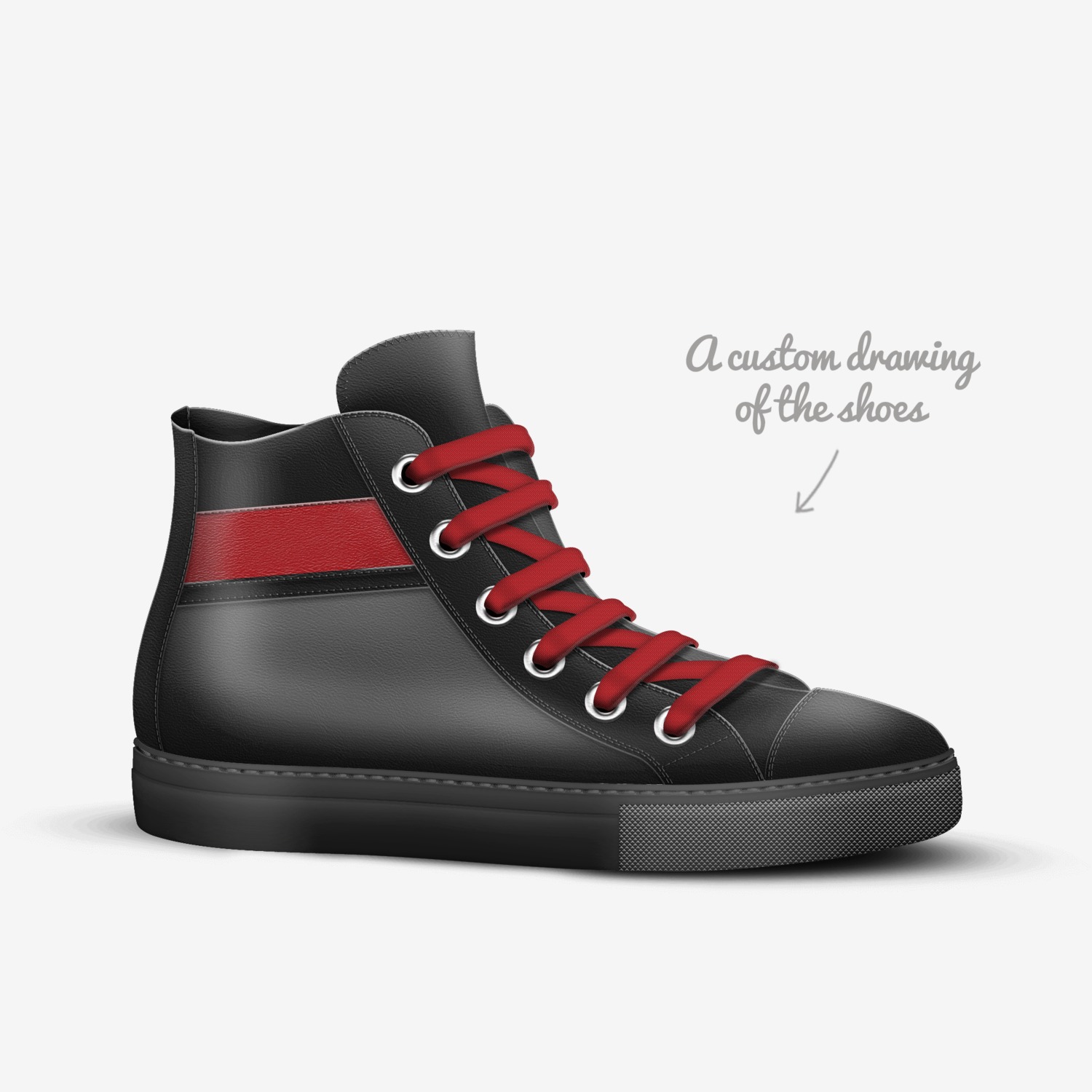 Jai custom made in Italy shoes by Jai Rowe | Sketch view