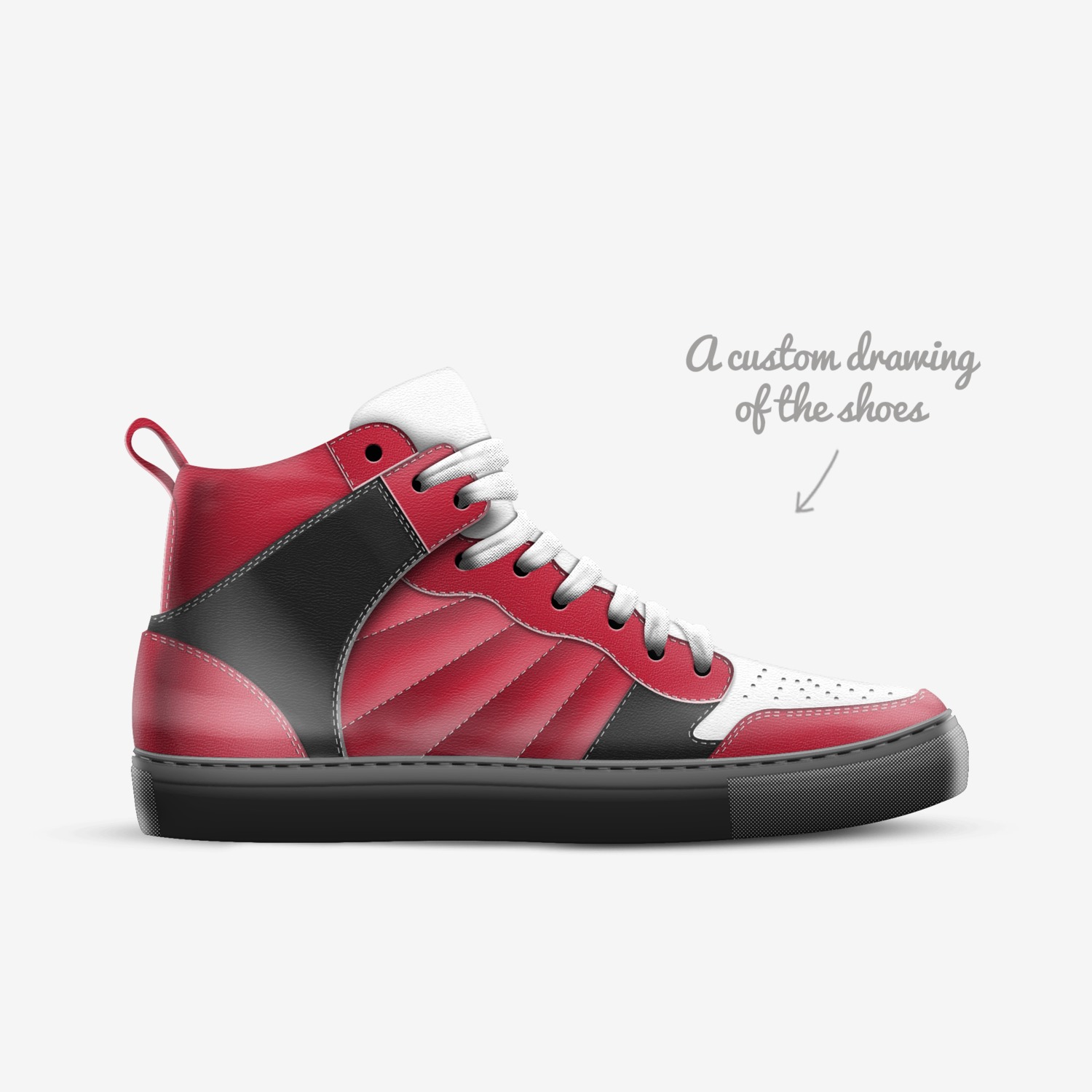 Jj shoes  custom made in Italy shoes by Jestini Perez | Sketch view