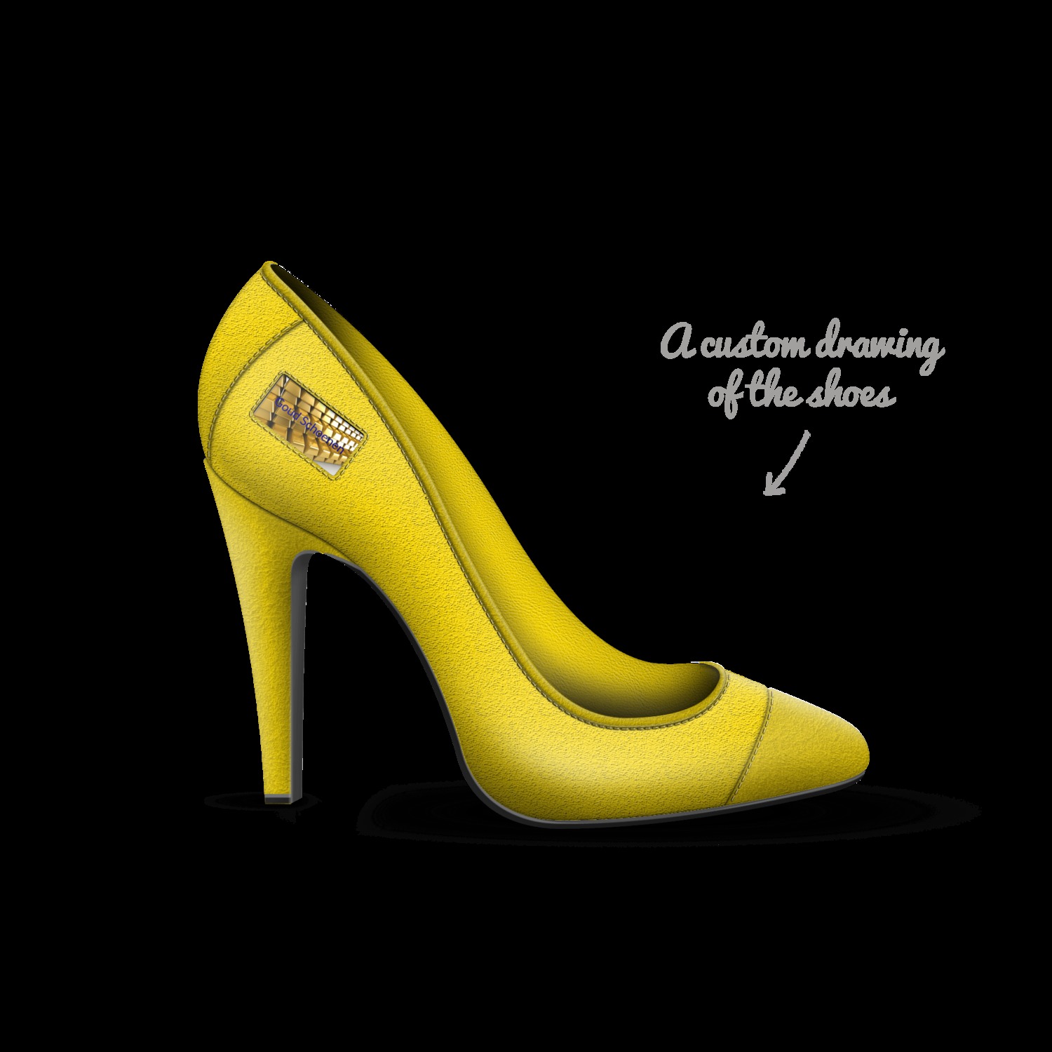 goud schoenen A Custom Shoe concept by Laaziz Belgium