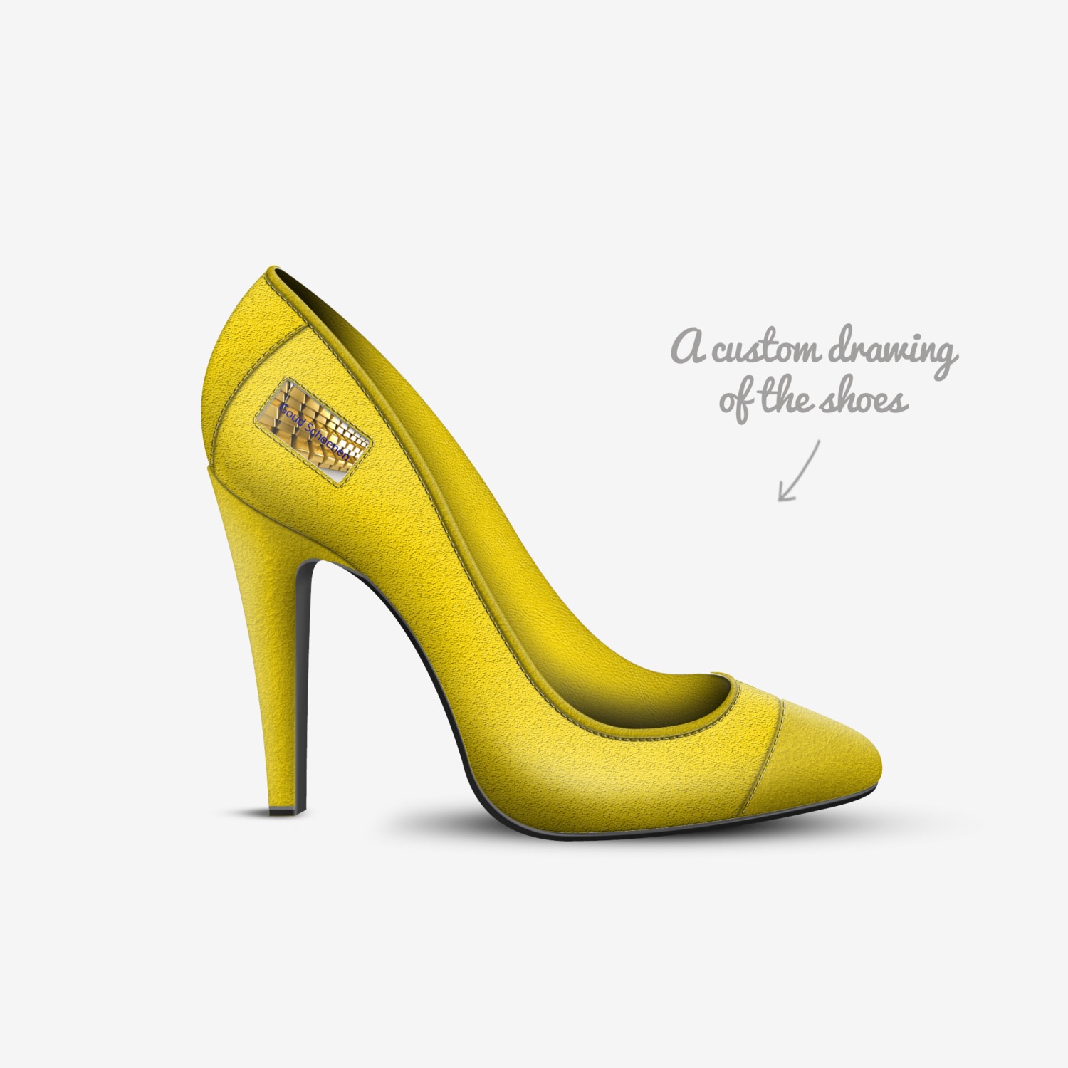 goud schoenen | A Custom Shoe concept Laaziz