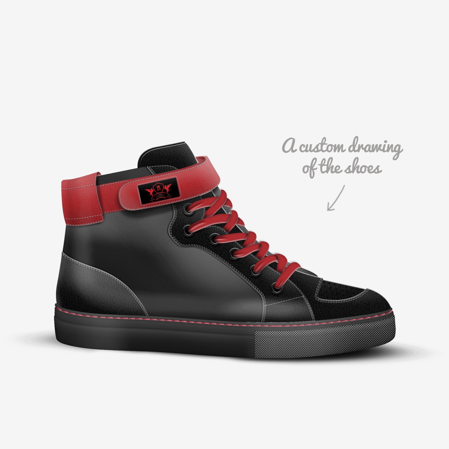 ALERT II custom made in Italy shoes by John A. Annan | Sketch view