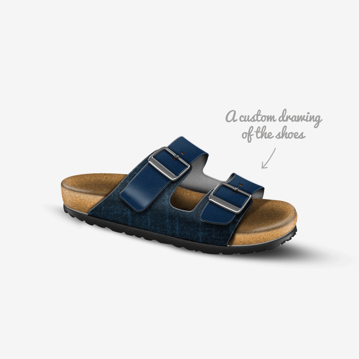 Fusun custom made in Italy shoes by Farzana Mir | Sketch view