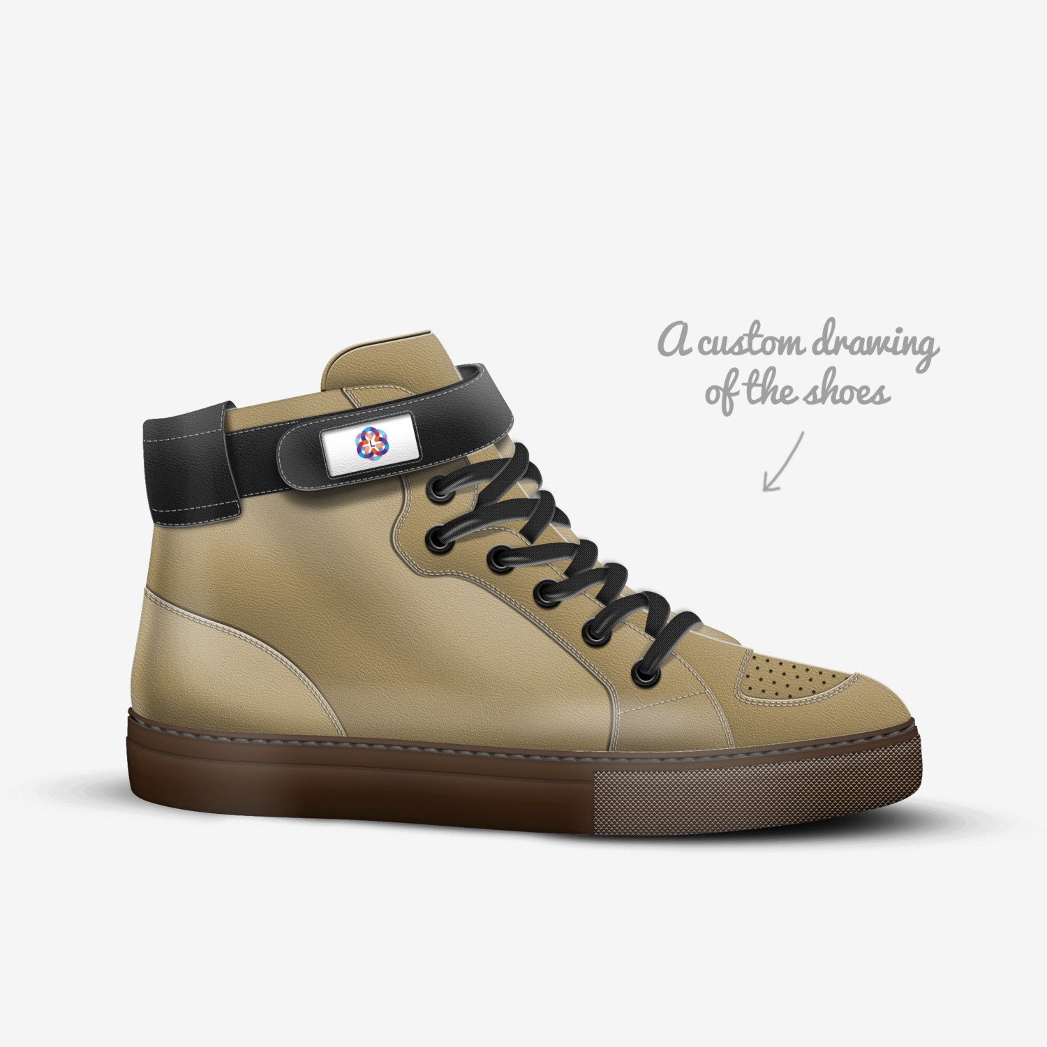 LayOs custom made in Italy shoes by Carmello Aurelien | Sketch view