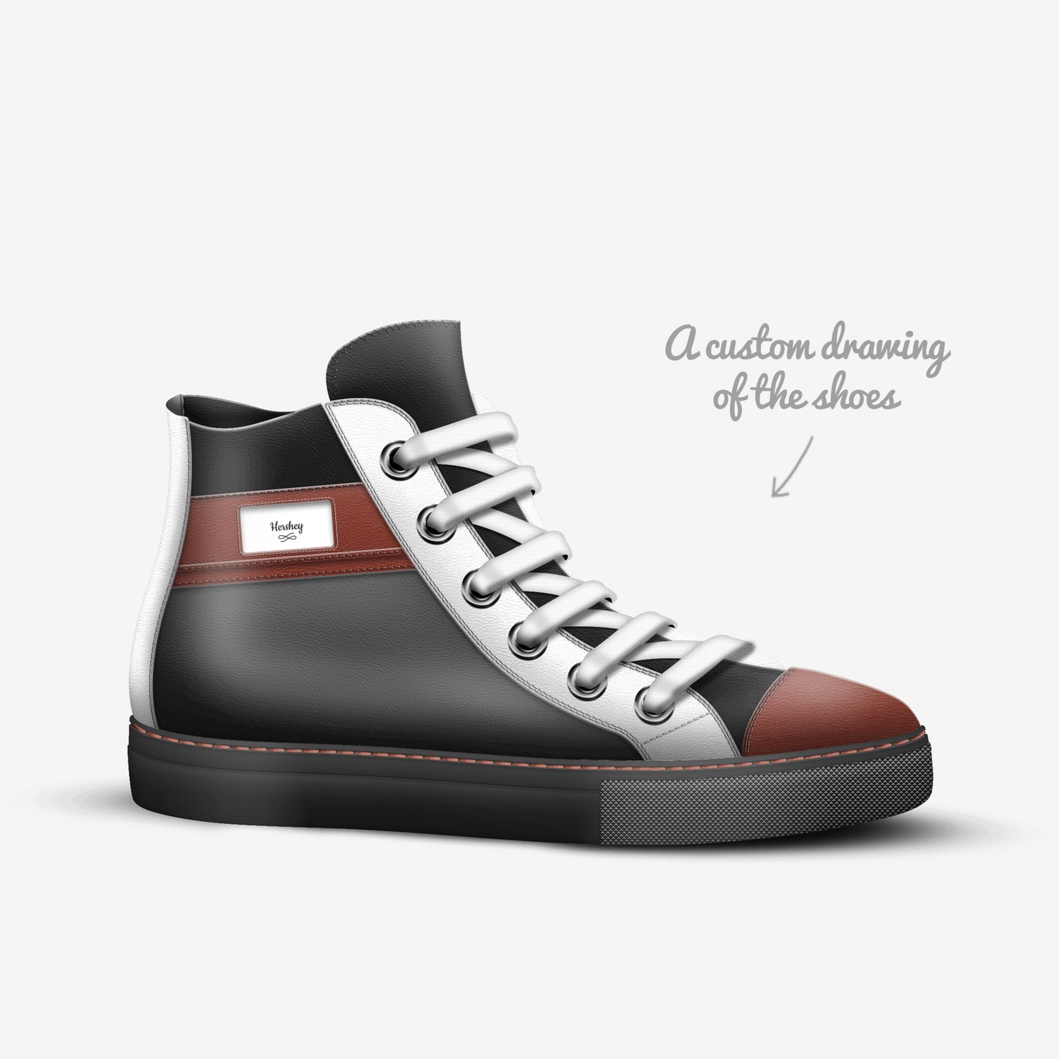 hershey custom made in Italy shoes by Santiagojiemen | Sketch view