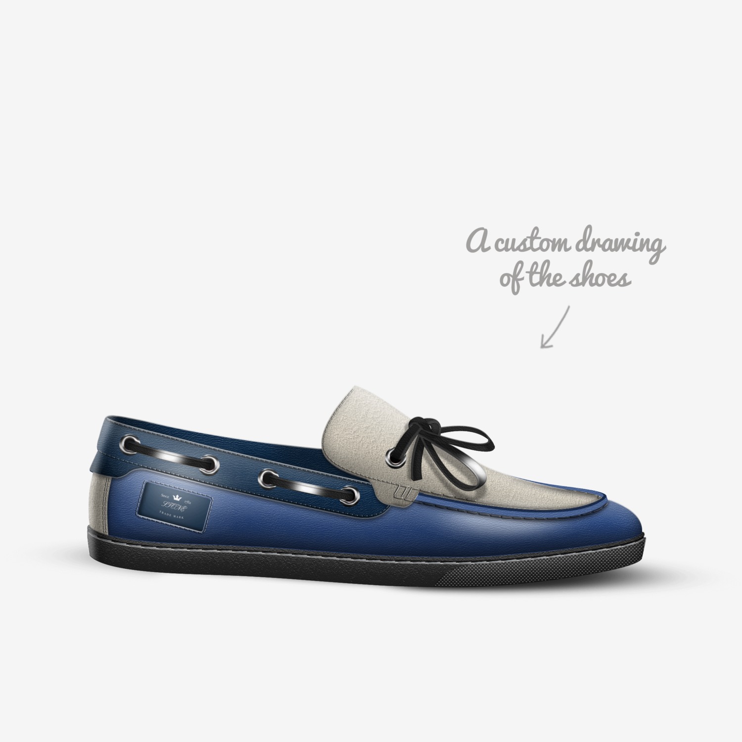 STONE custom made in Italy shoes by Michael Stone | Sketch view