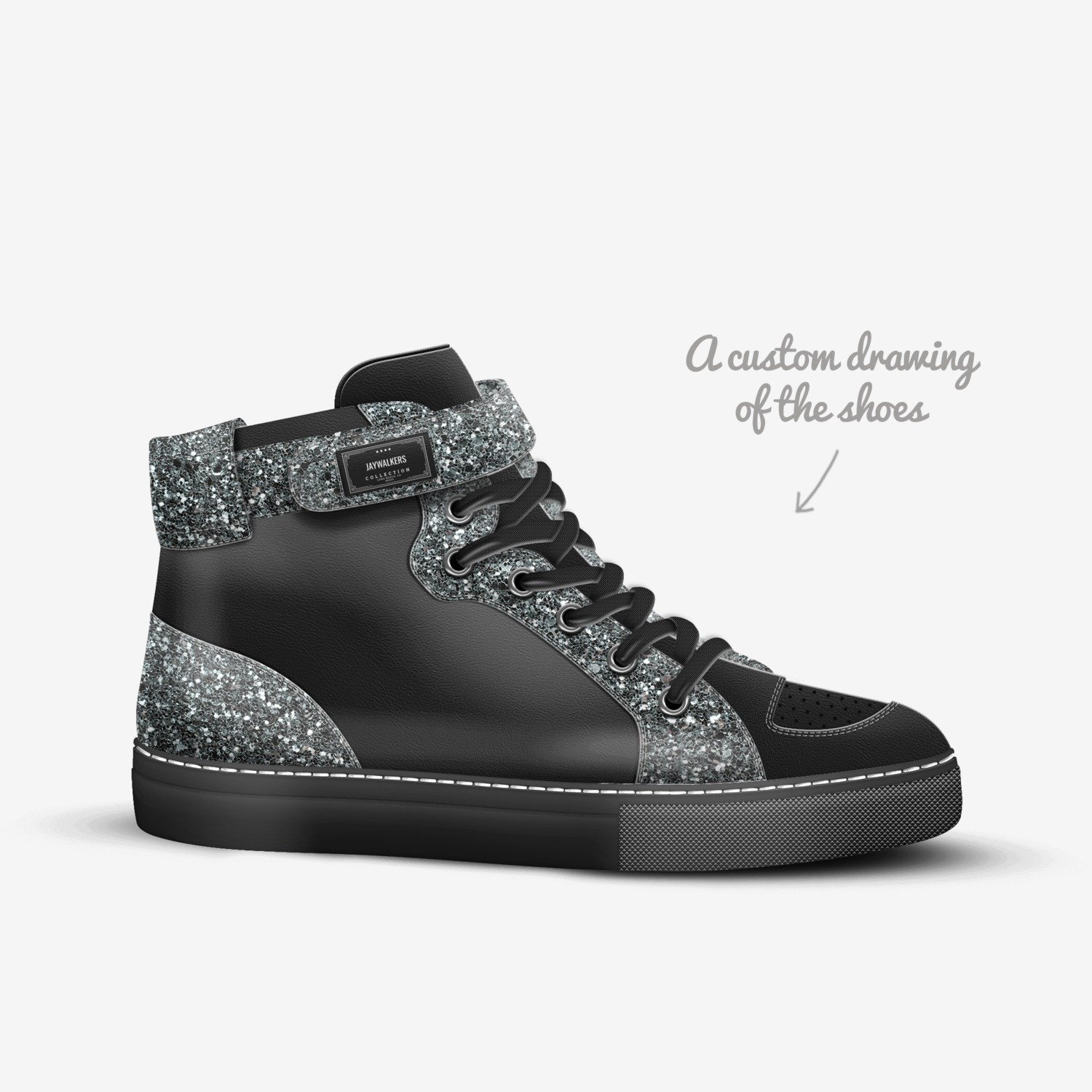 Jaywalkers custom made in Italy shoes by Dylan Mr | Sketch view