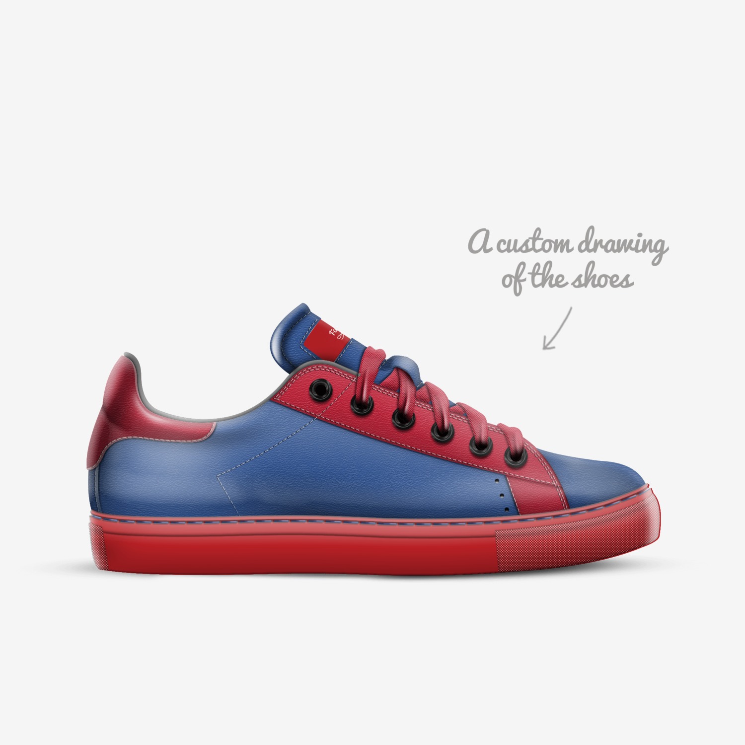 Fabs custom made in Italy shoes by Ame | Sketch view