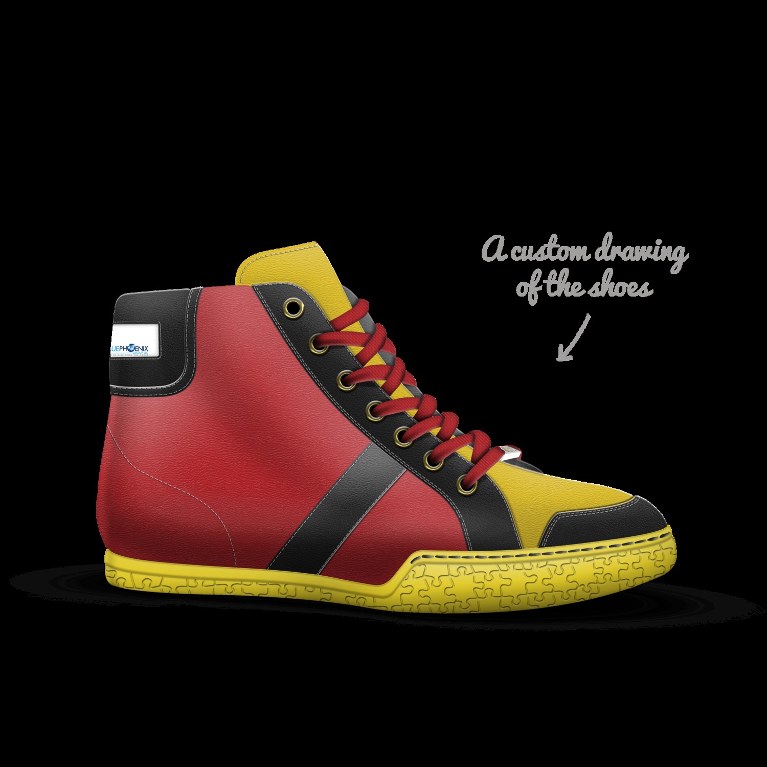 BLUE PHOENIX A Custom Shoe concept by Wilkins Morency