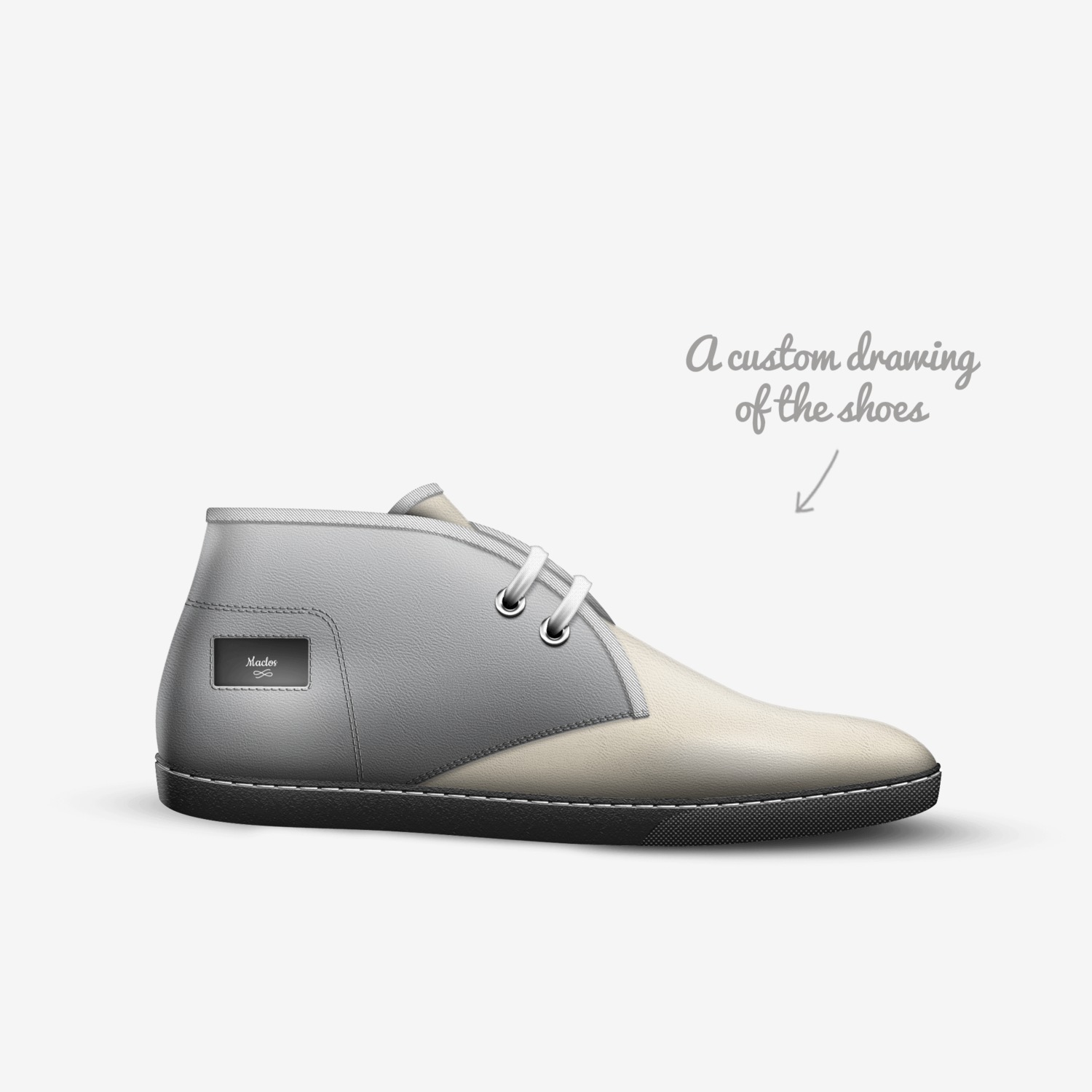 Maclos  custom made in Italy shoes by Cartesia Mcdonald | Sketch view