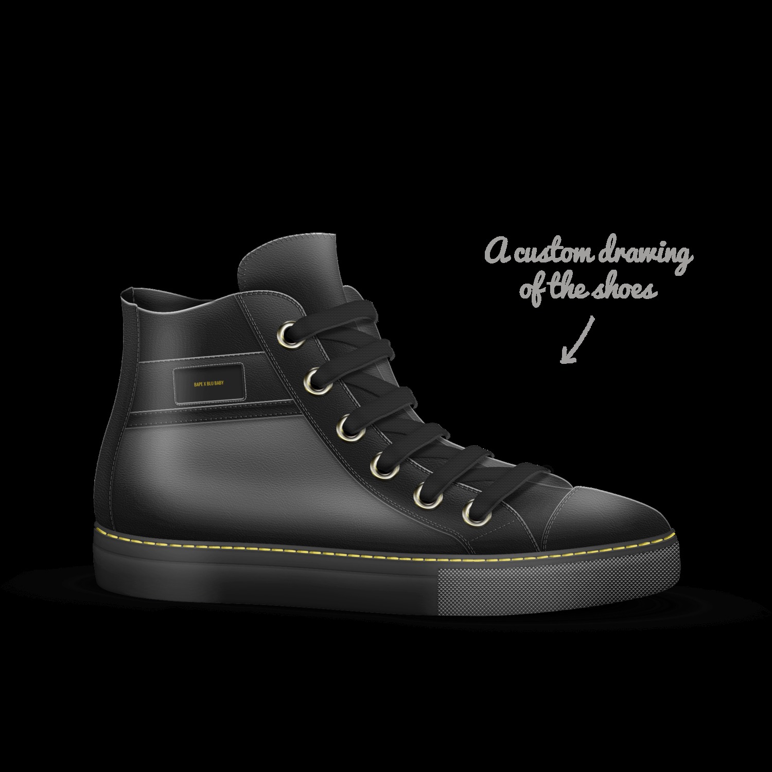 Bape x BLU BABY A Custom Shoe concept by Jason Longmore
