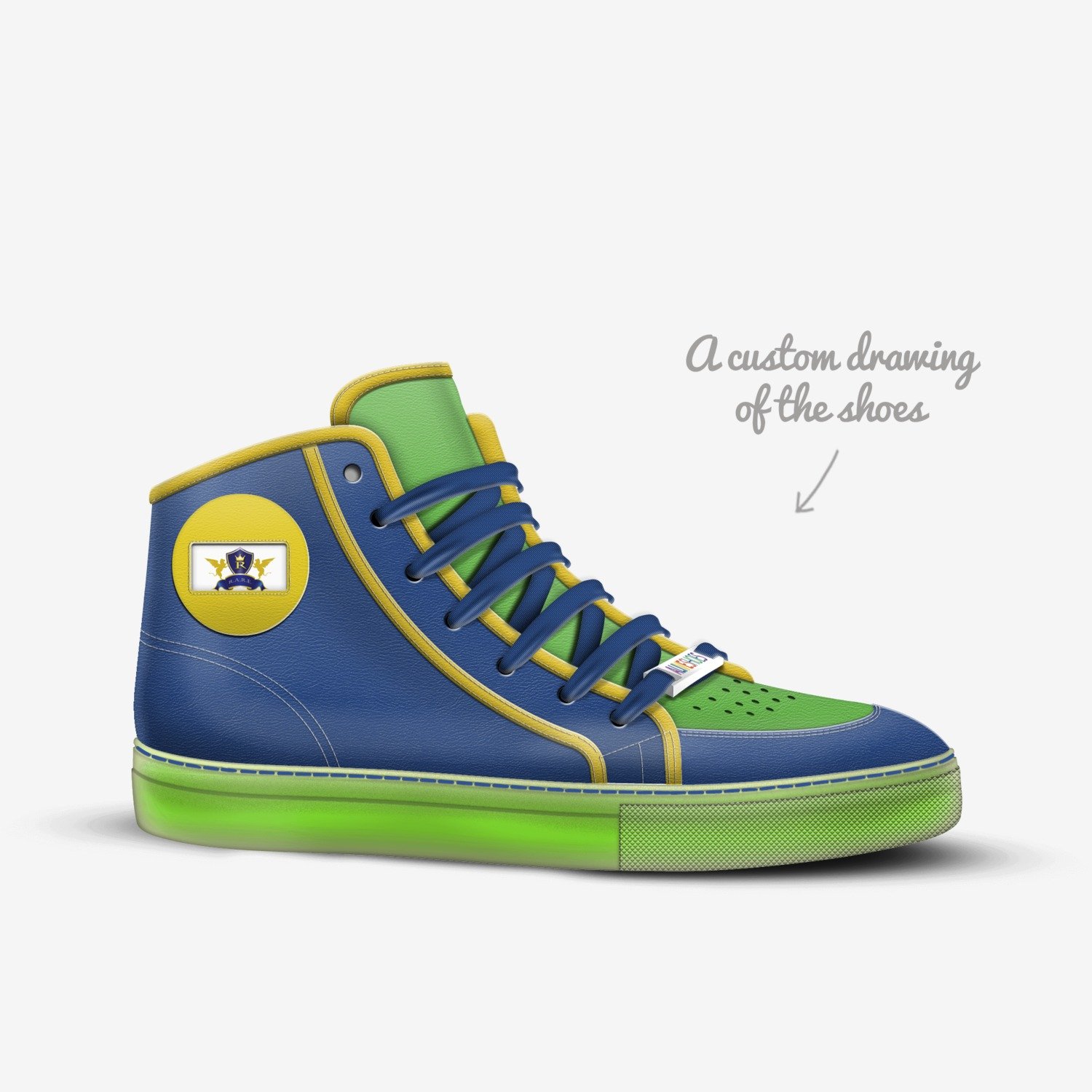 BREEZE custom made in Italy shoes by John A. Annan | Sketch view