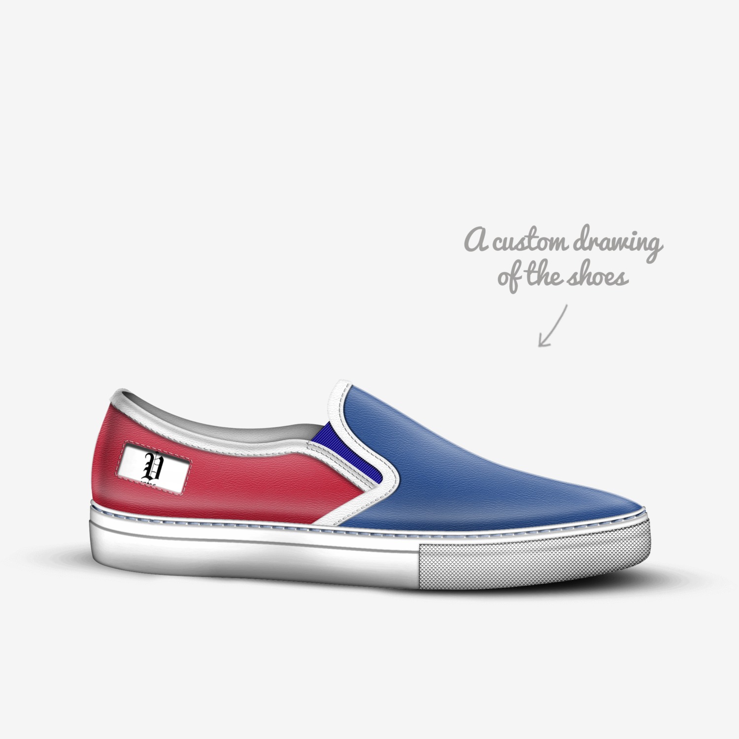 Vics murphs custom made in Italy shoes by Brayden Murphy | Sketch view