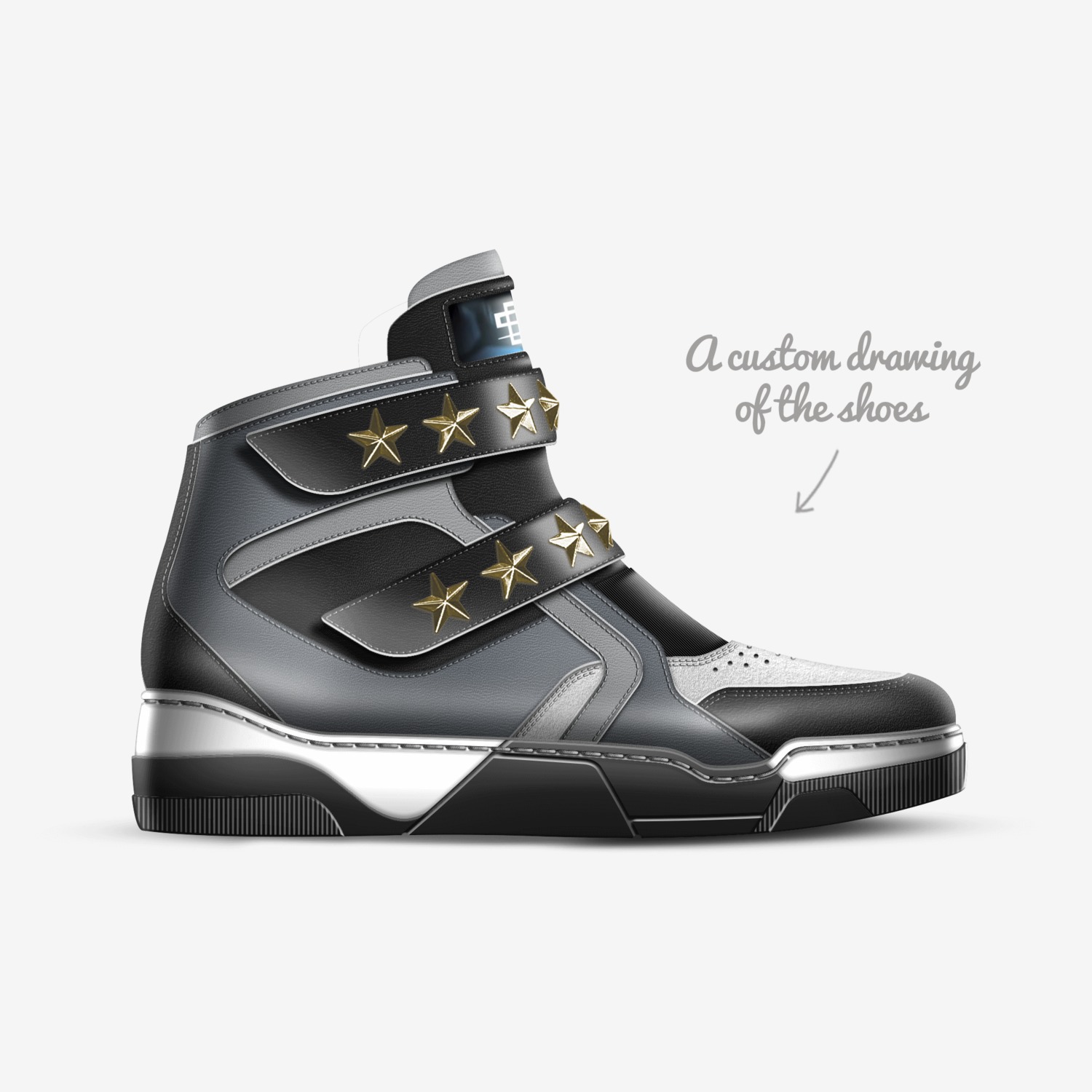 Schubach Originals custom made in Italy shoes by Aaron Schubach | Sketch view