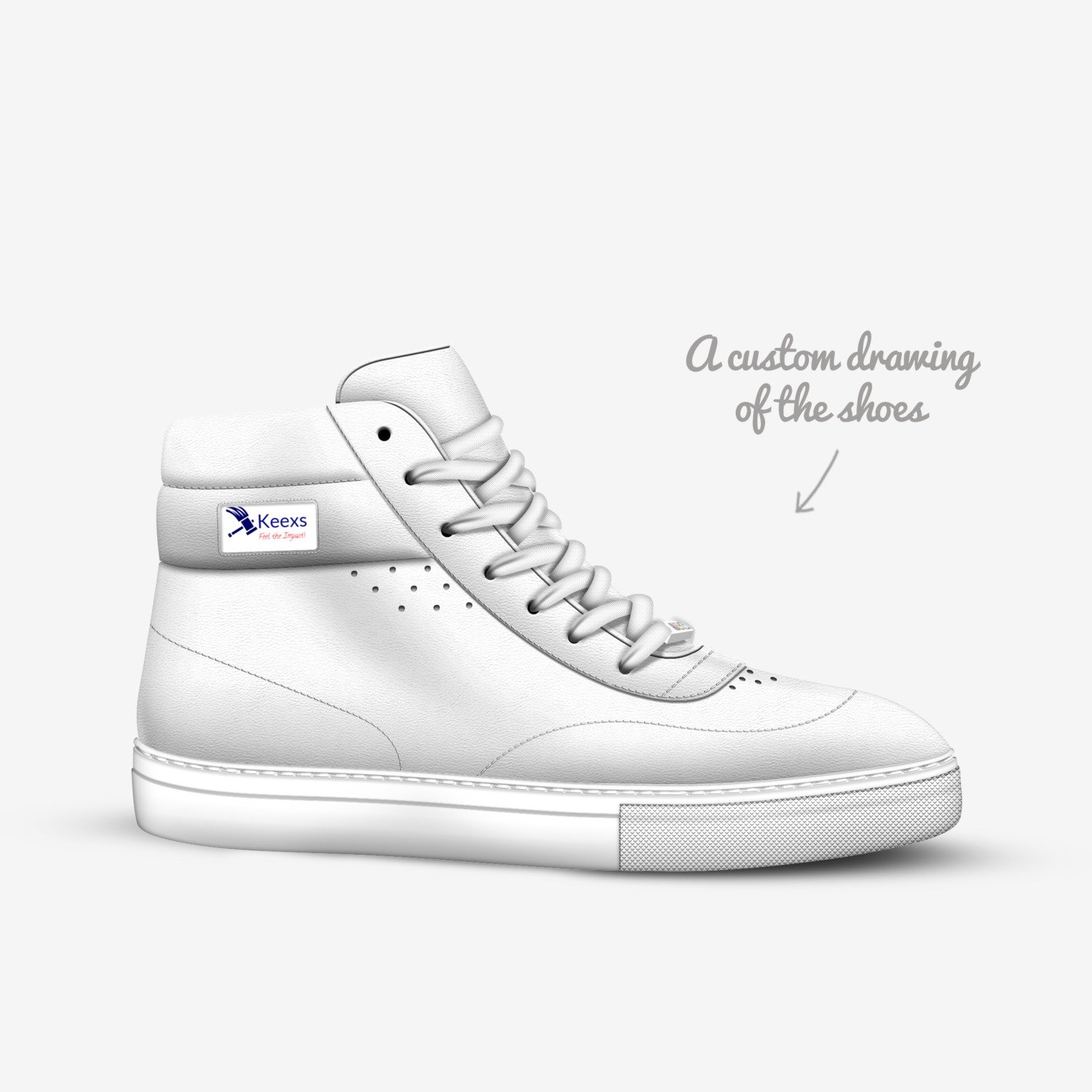 slslsl custom made in Italy shoes by Jide Ipaye | Sketch view
