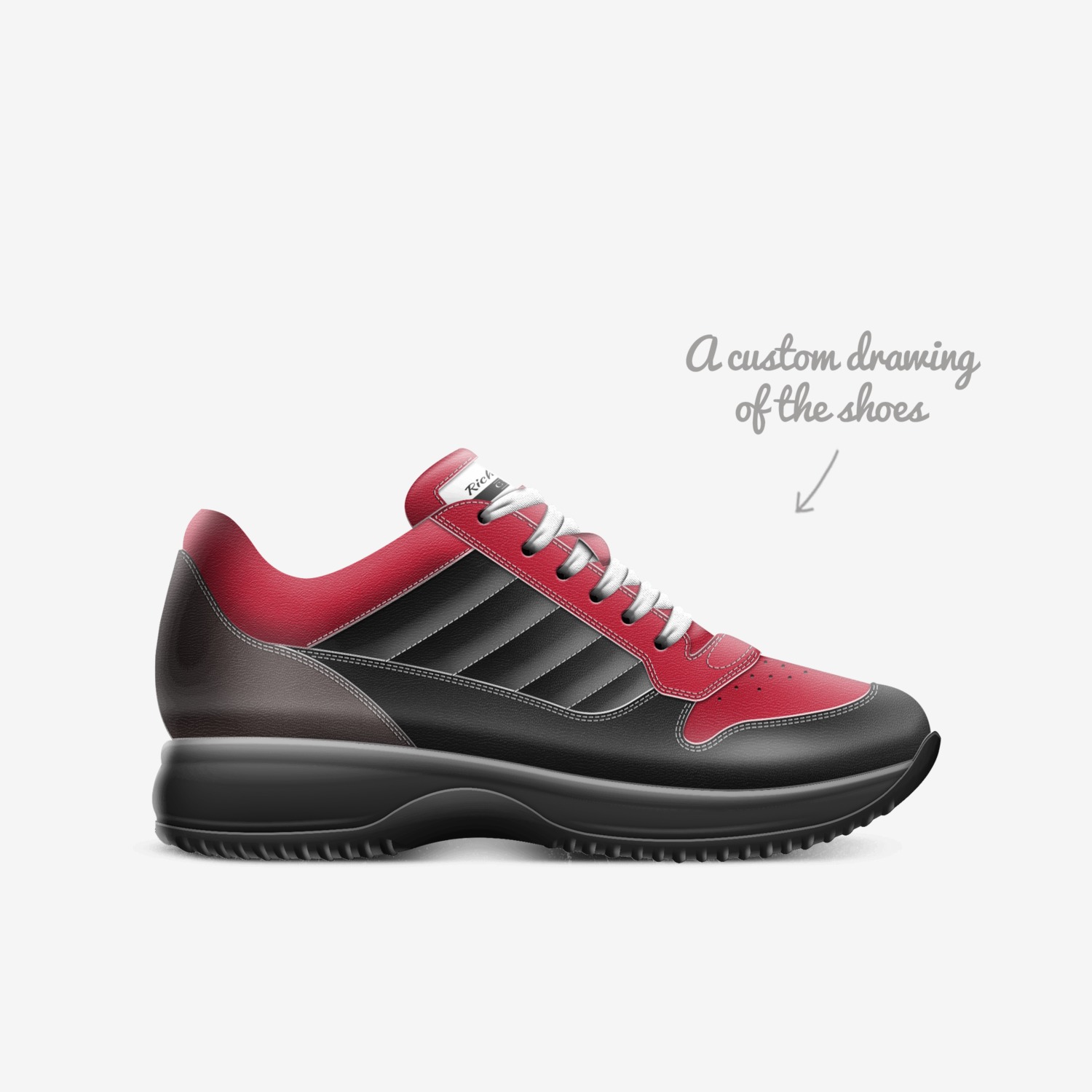 Richard Affolter custom made in Italy shoes by Affolter.r Affolter | Sketch view