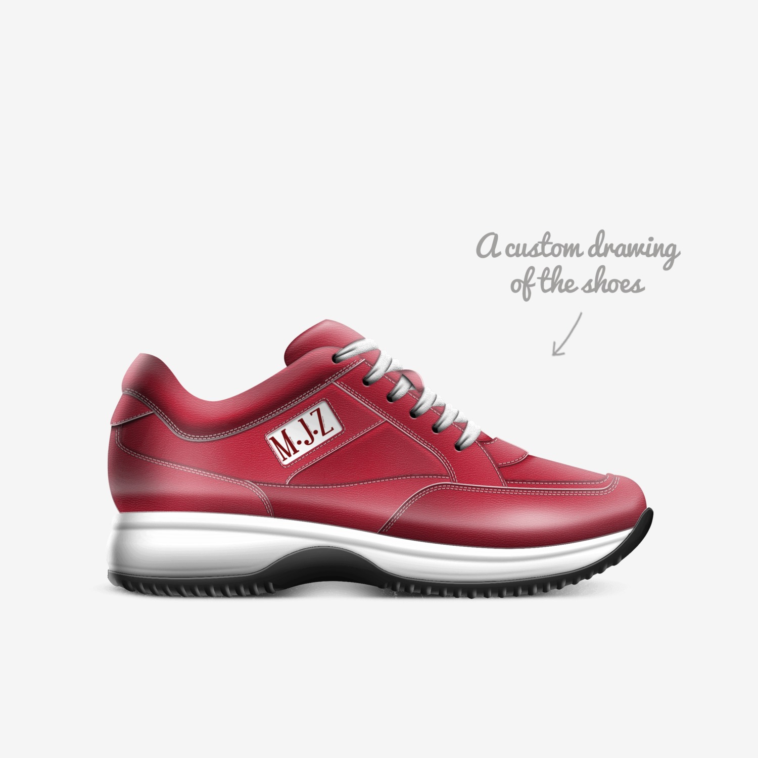 ComfyFit custom made in Italy shoes by Mary Zayas | Sketch view