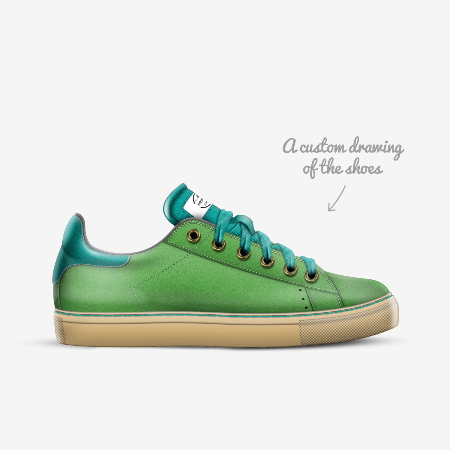 drippies custom made in Italy shoes by John0306 | Sketch view