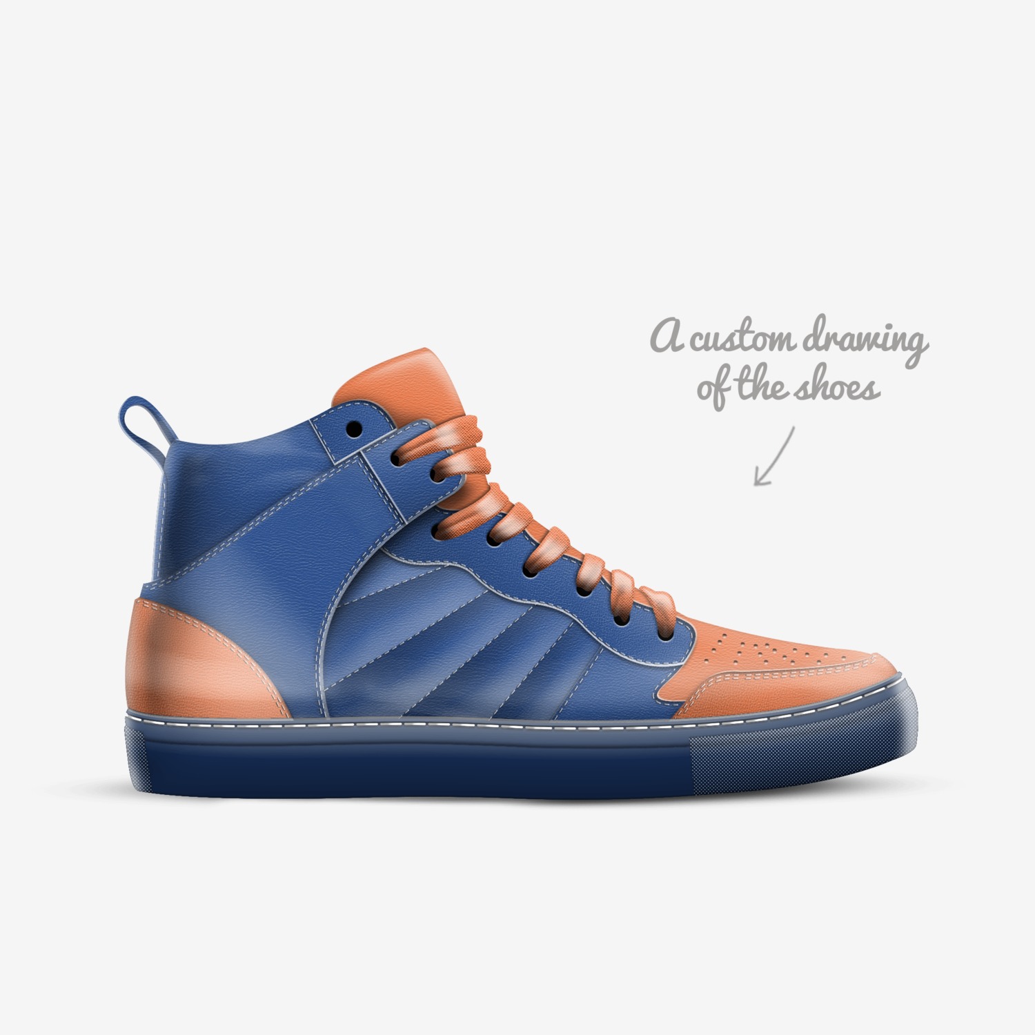 addidas custom made in Italy shoes by Christopher.c | Sketch view