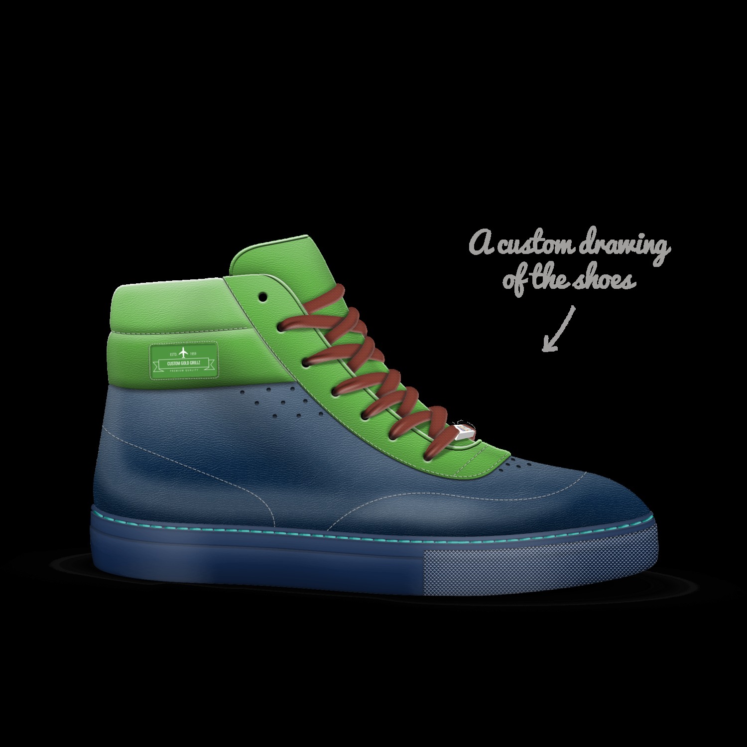 Custom 2024 gold shoes