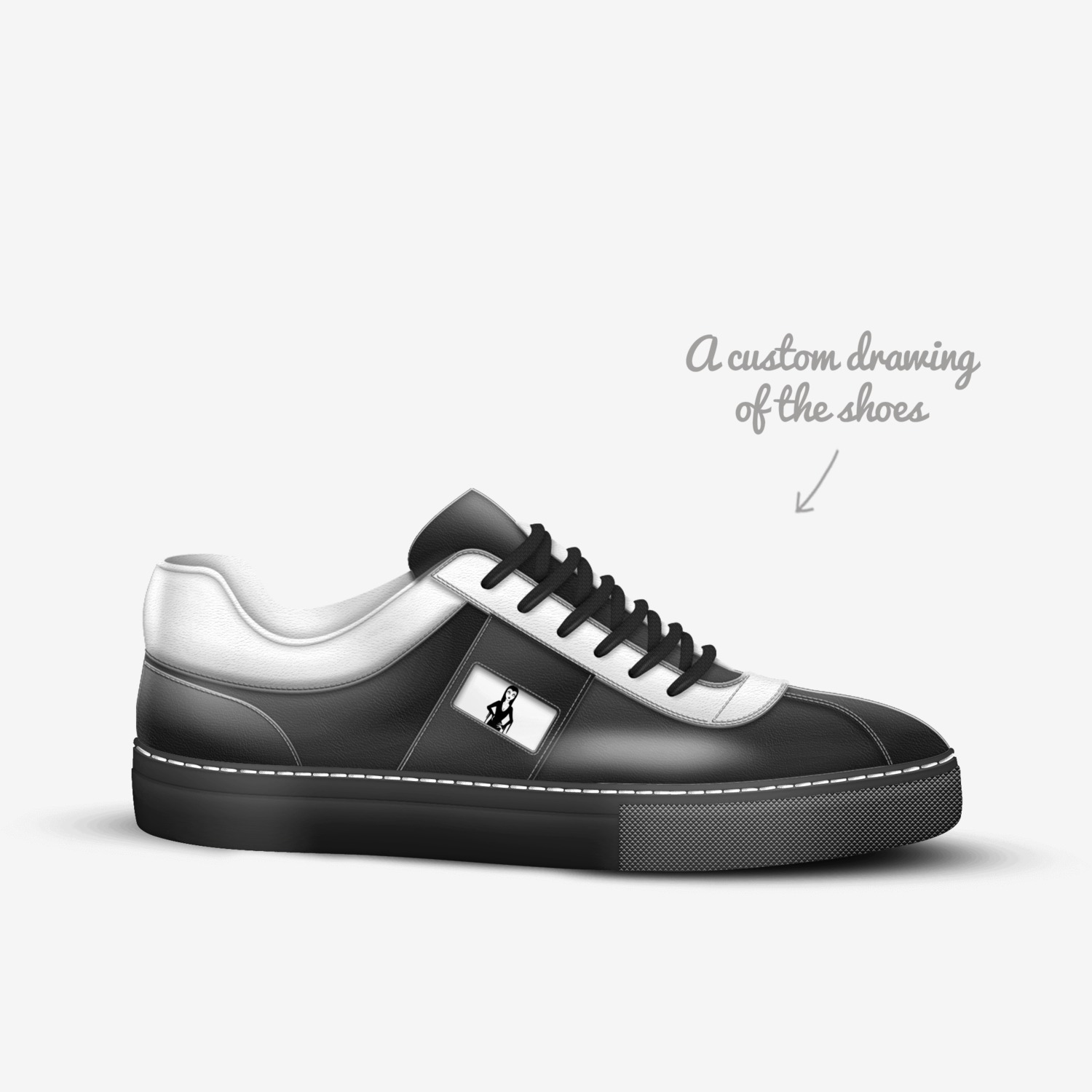 2020 Morticia's custom made in Italy shoes by Tamesubliminal Collins | Sketch view