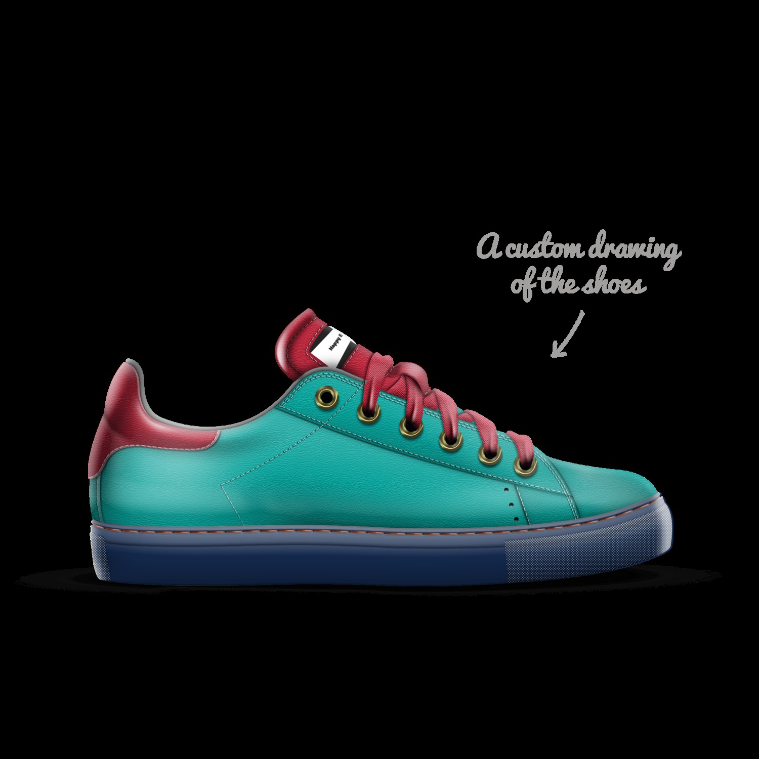 Happy Birthday A Custom Shoe concept by Chandler Rucker